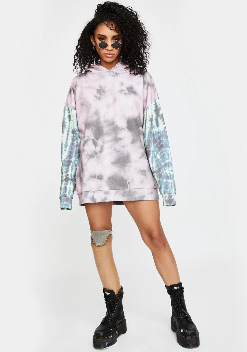 UFO Multi Tie Dye Hoodie - Image 3