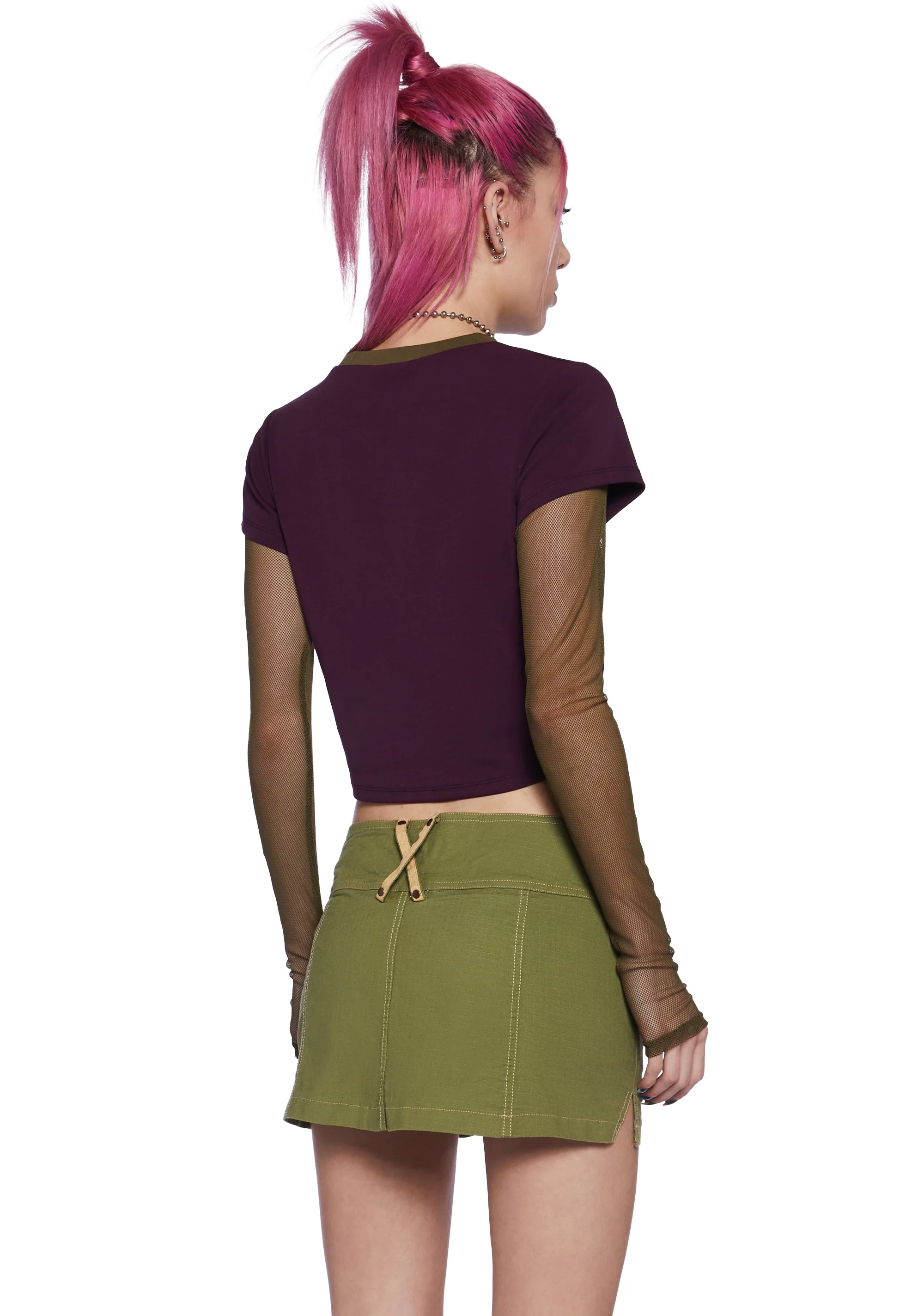 Ultimate Beats Long Sleeve Crop Top - Image 4