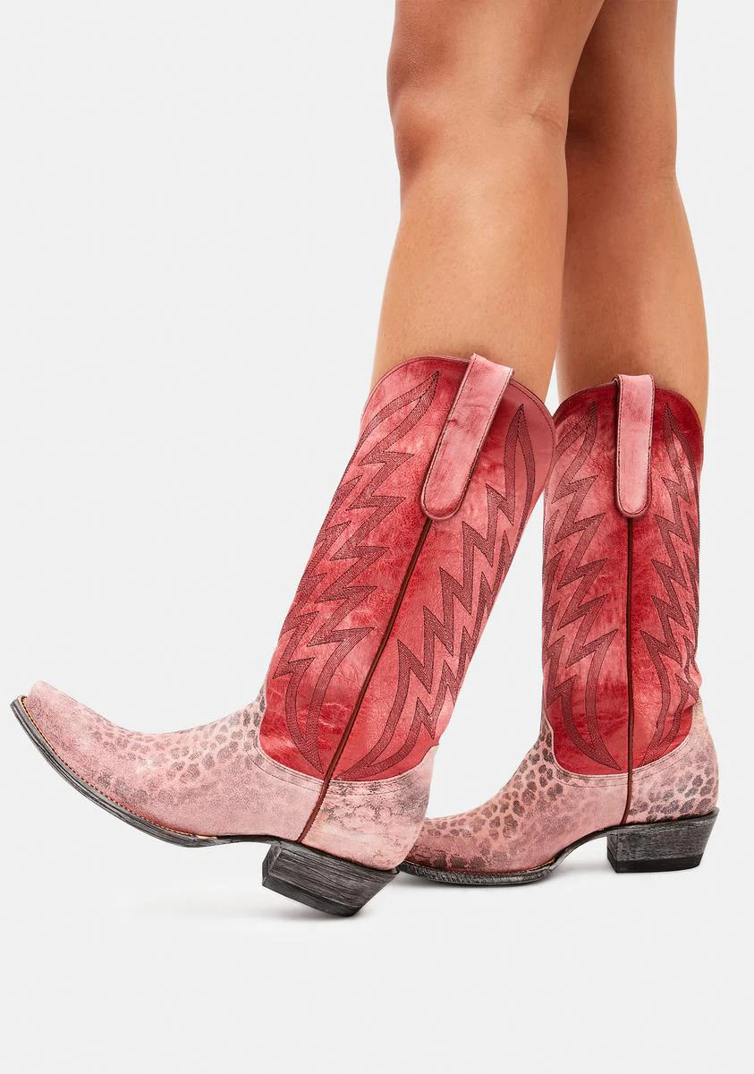 Uma Leather Cowboy Boots - Image 3