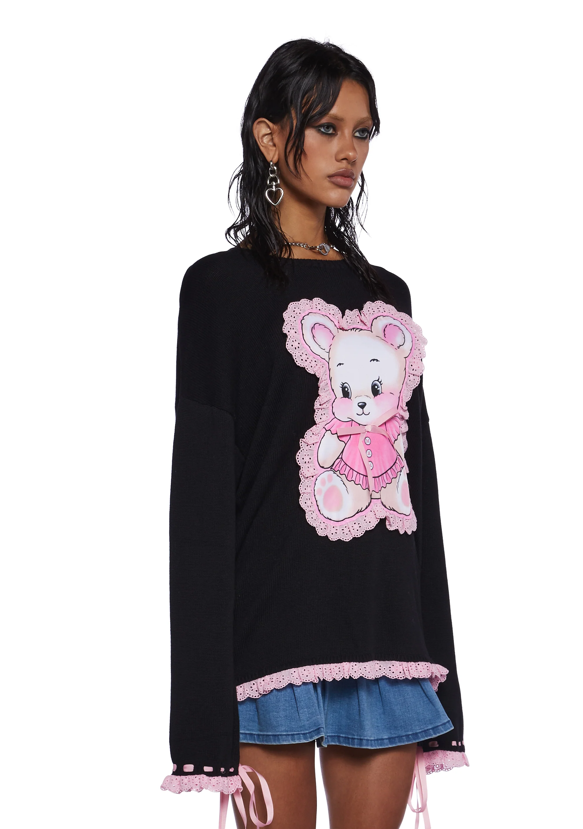 Unbearably Cute Oversized Sweater - Image 3