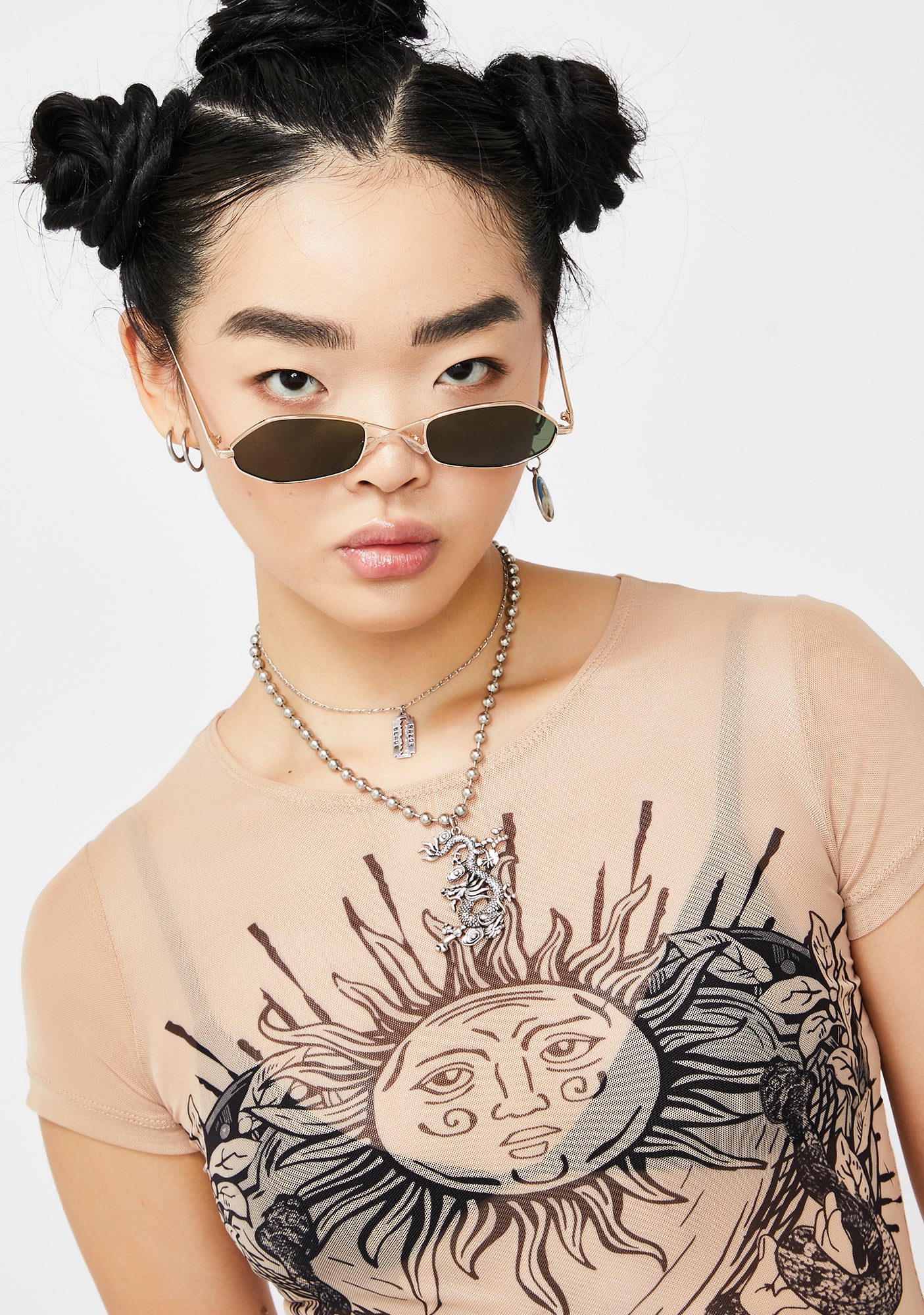 Unbothered Boo Oval Sunglasses - Image 3