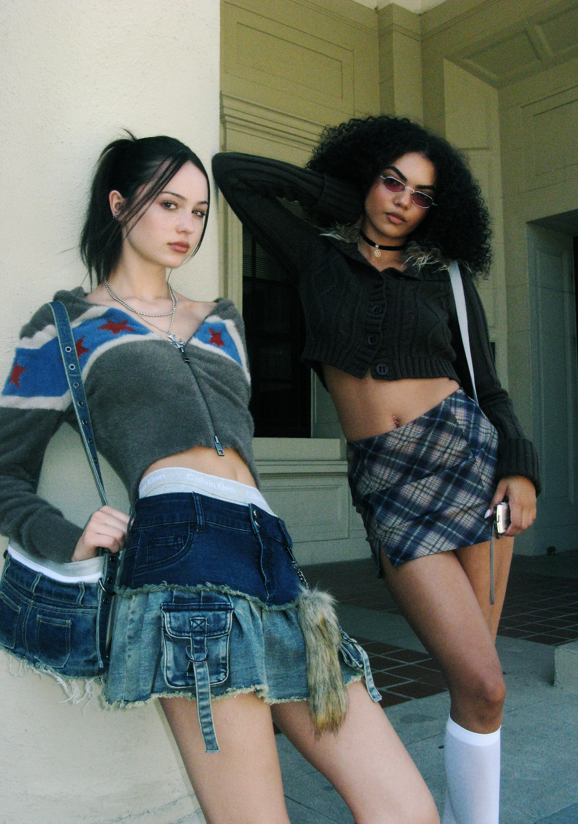 Under The Boardwalk Mini Skort - Plaid - Image 7
