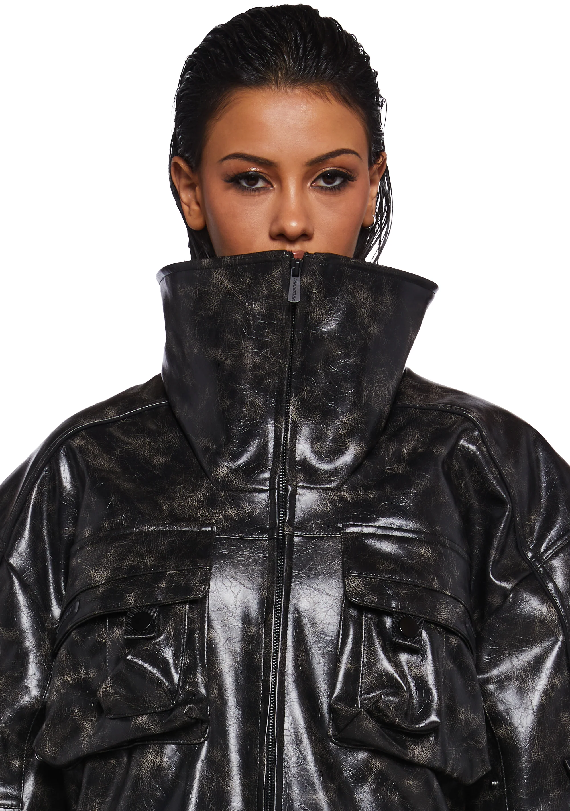Undercover Leather Coat - Image 5