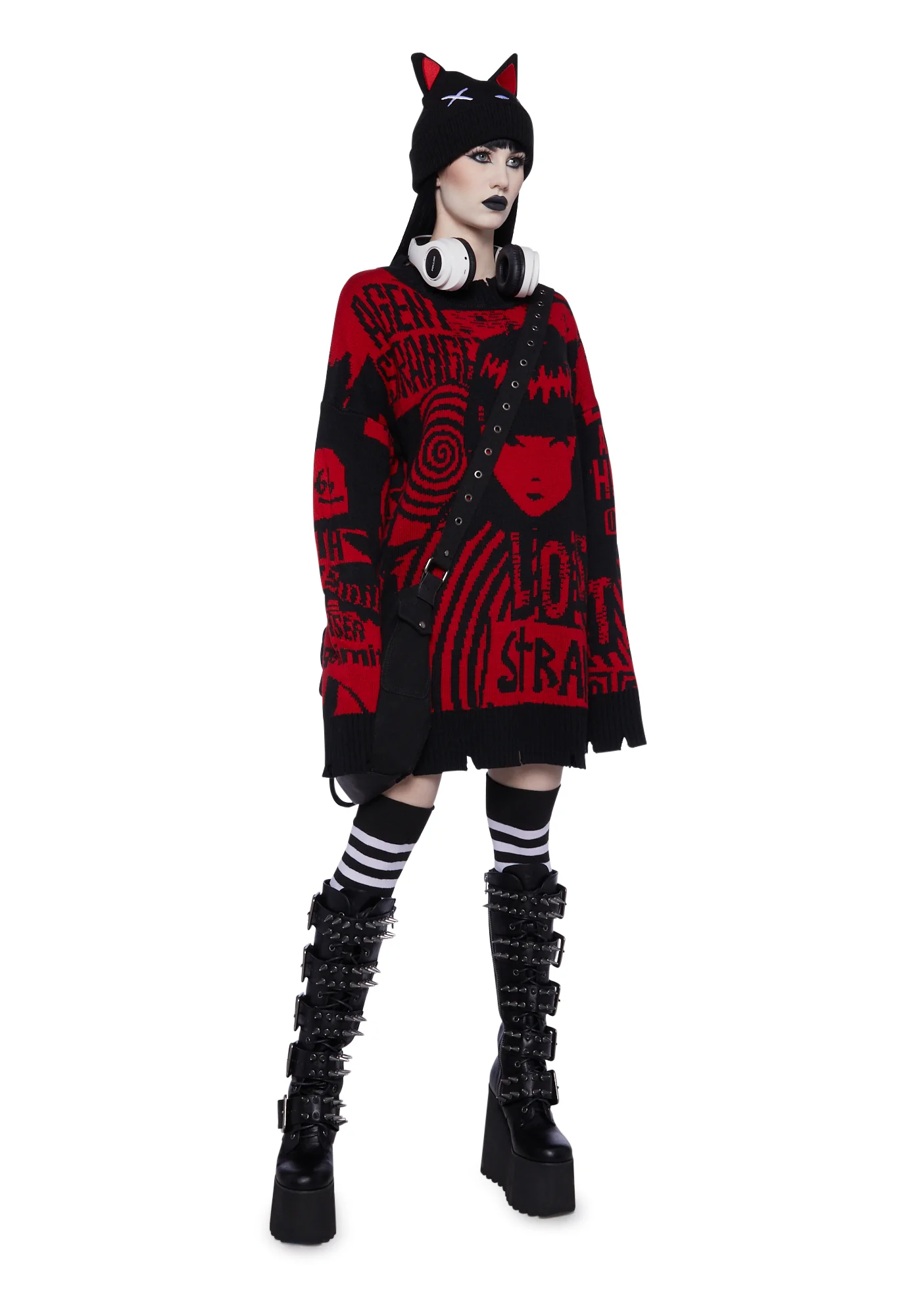 Underground Rockstar Intarsia Sweater - Image 2