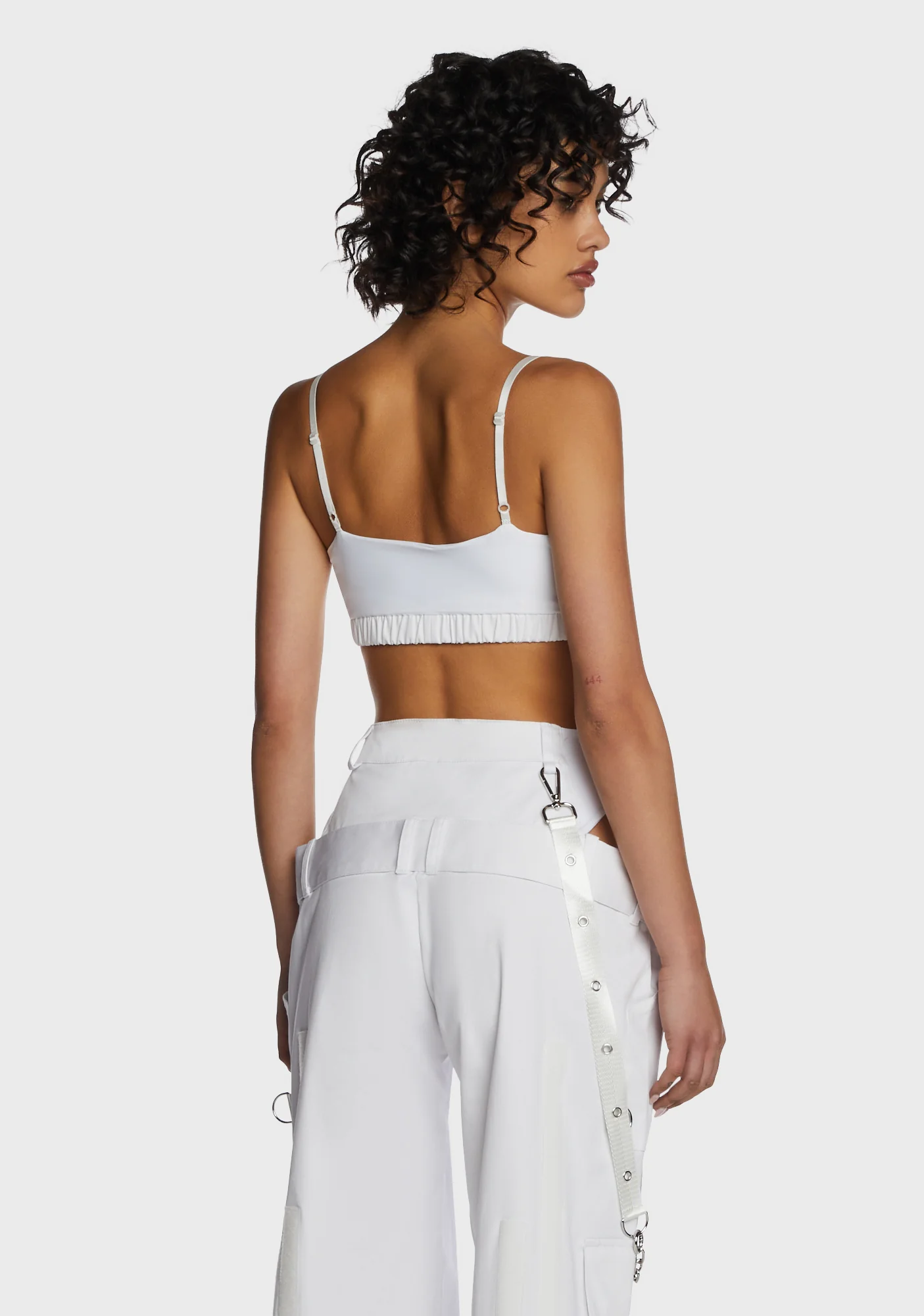 Underworld Crop Top - White - Image 3