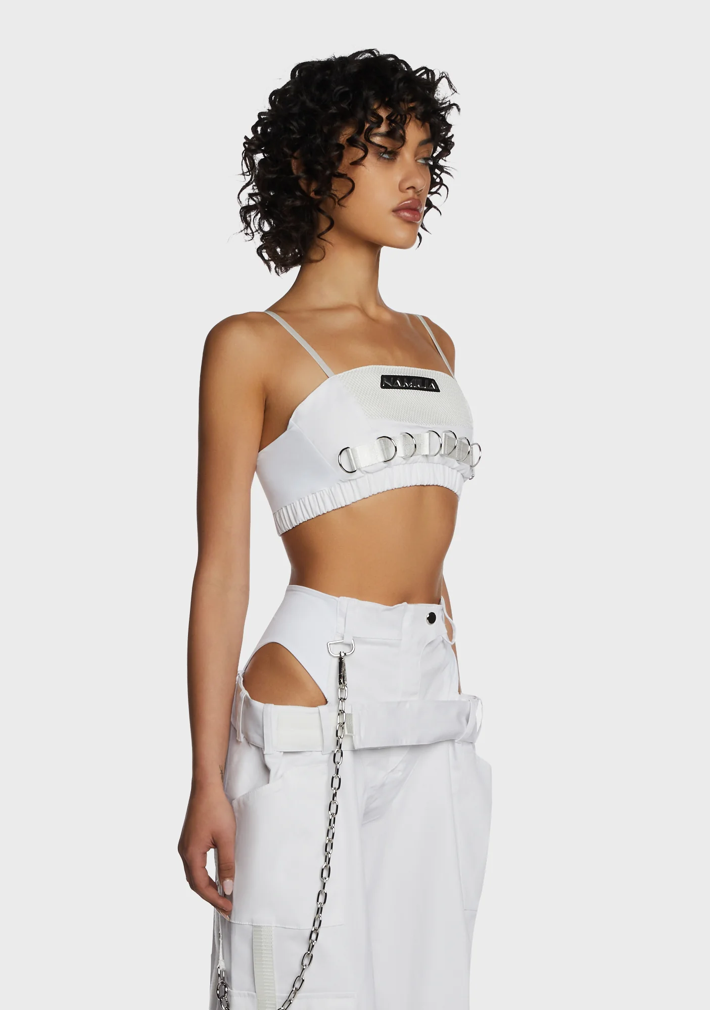 Underworld Crop Top - White - Image 4