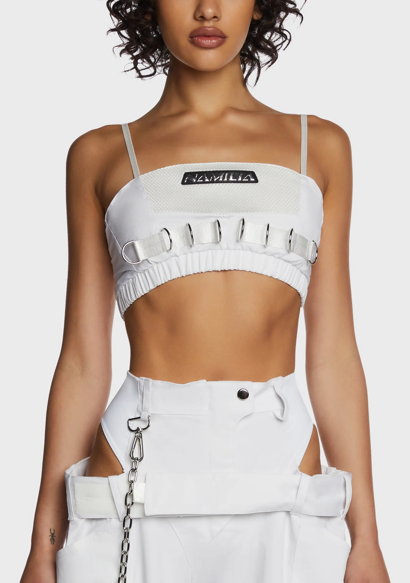 Underworld Crop Top - White - Image 5