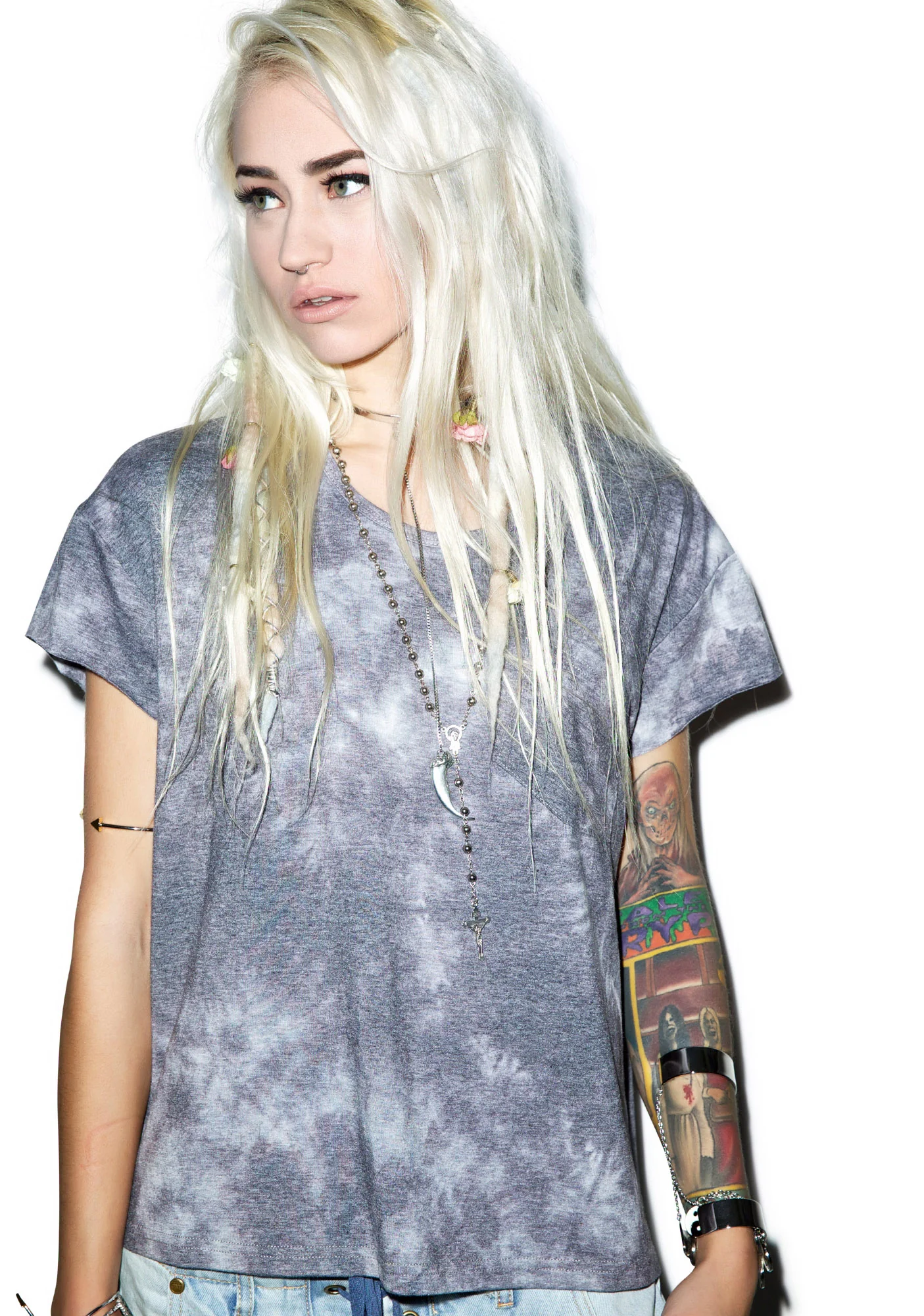 Unholey Tie Dye Dude Tee - Image 5