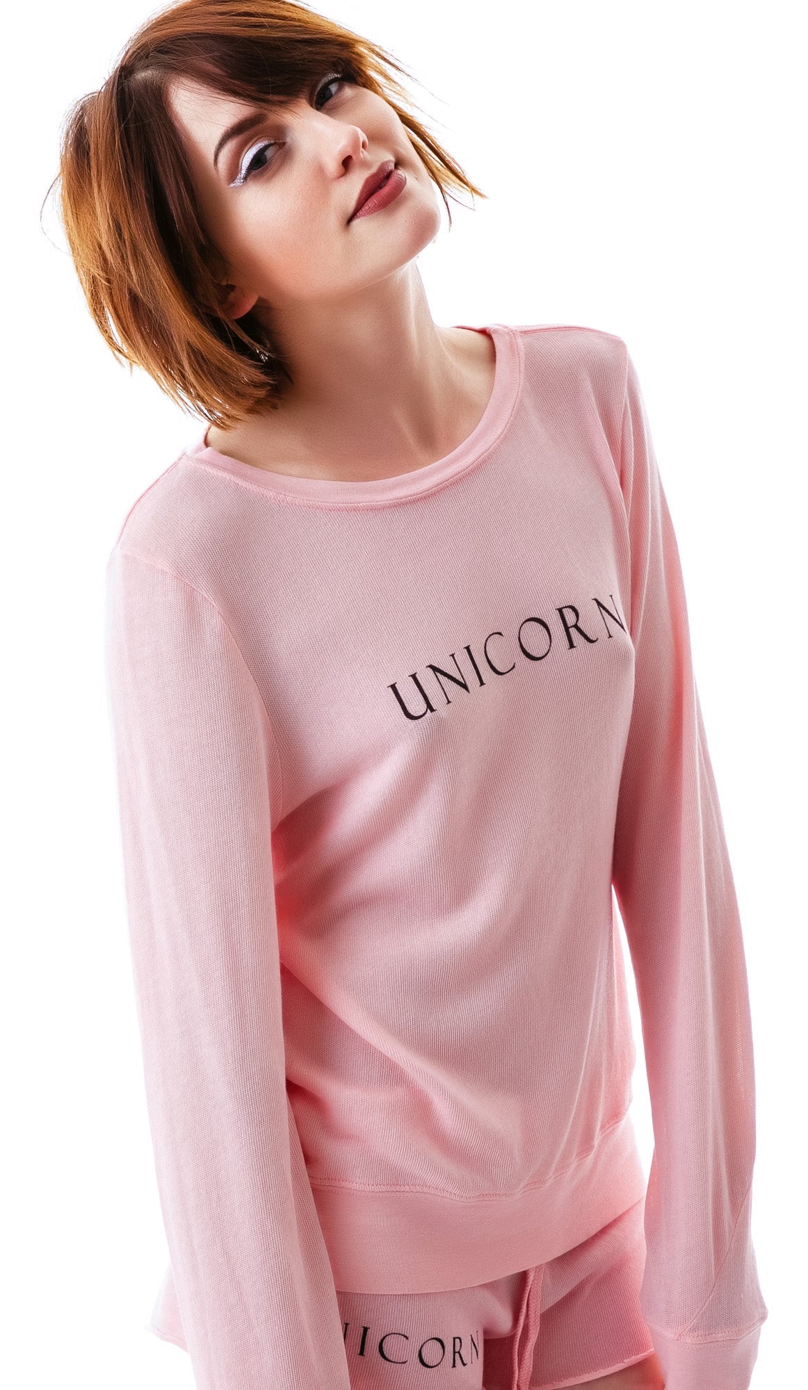 Unicorn Baggy Beach Jumper - Light Orange - Image 4
