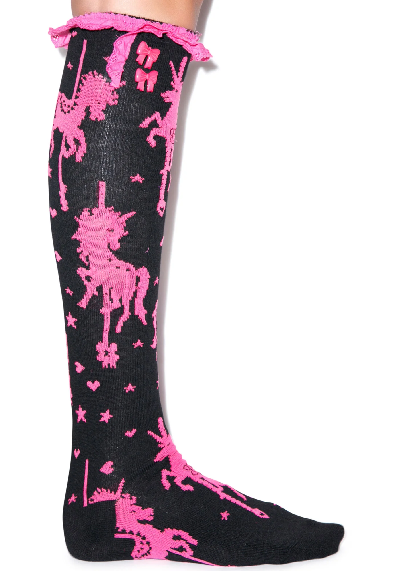 Unicorn Carousel Eyelet Knee Sock - Image 5