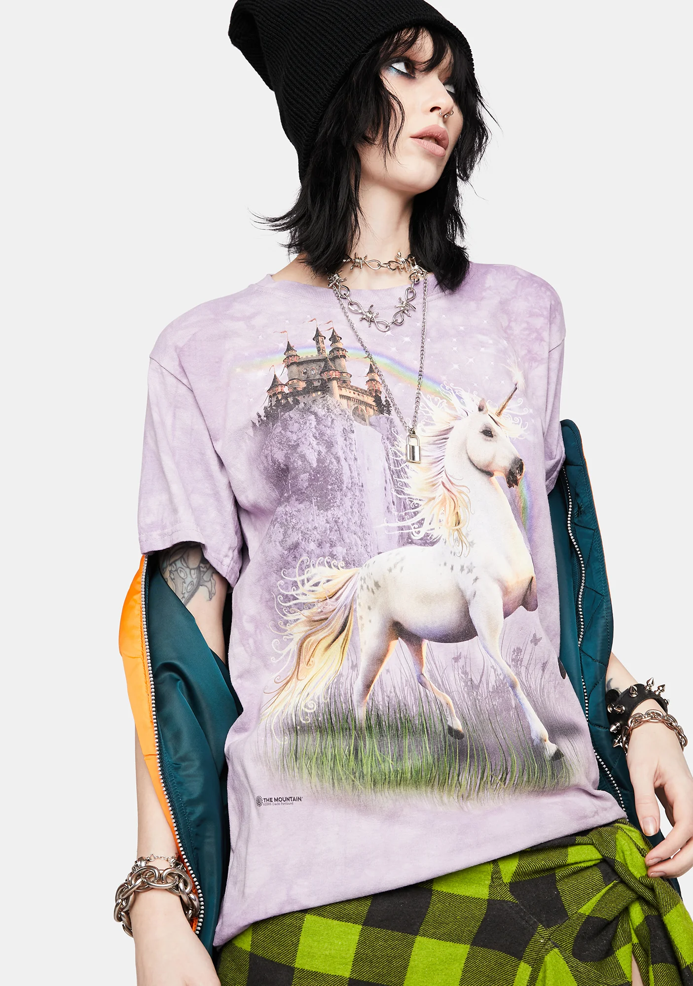 Unicorn Castle Graphic Tee - Image 3