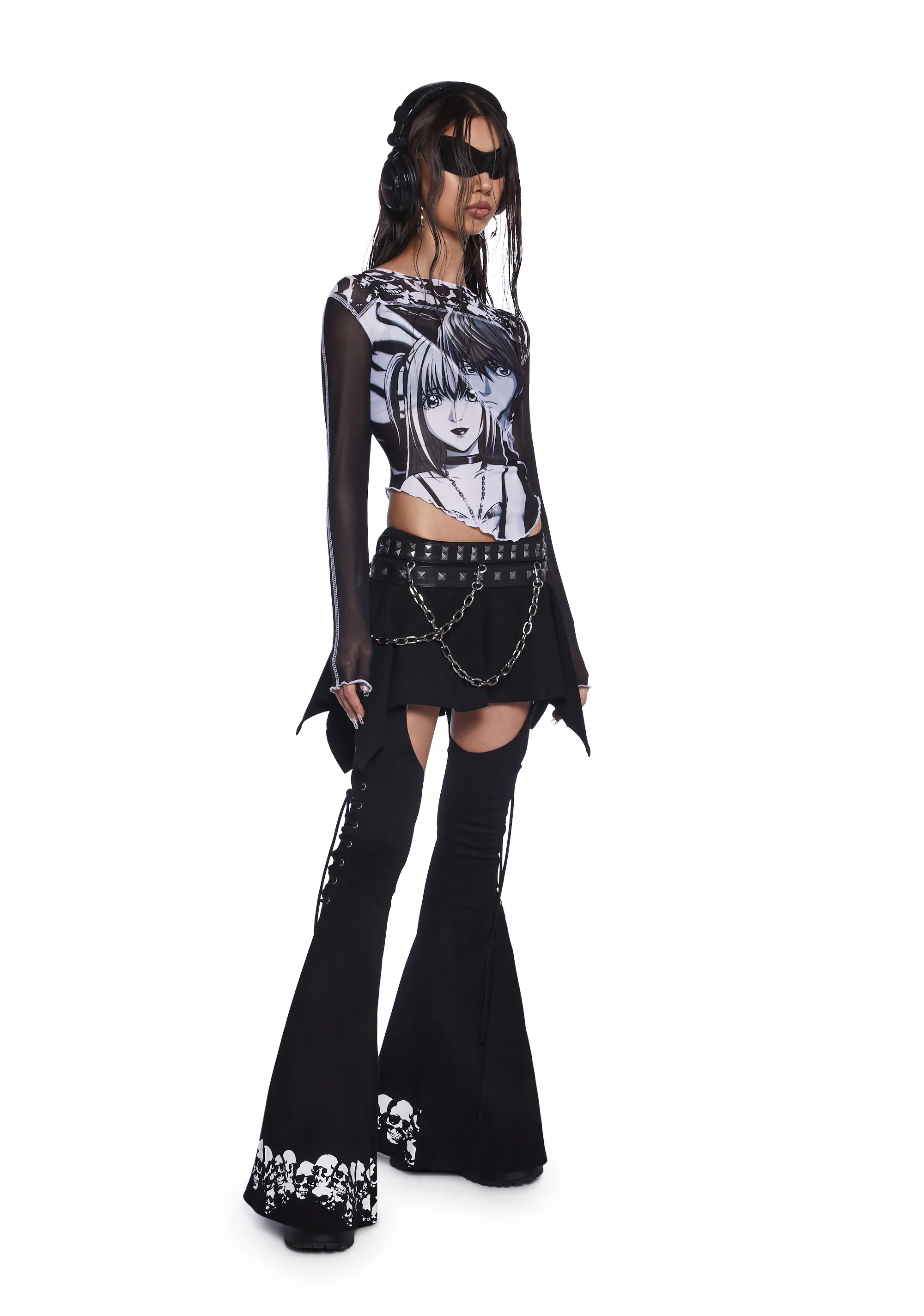 Unlikely Twosome Mesh Top - Image 2
