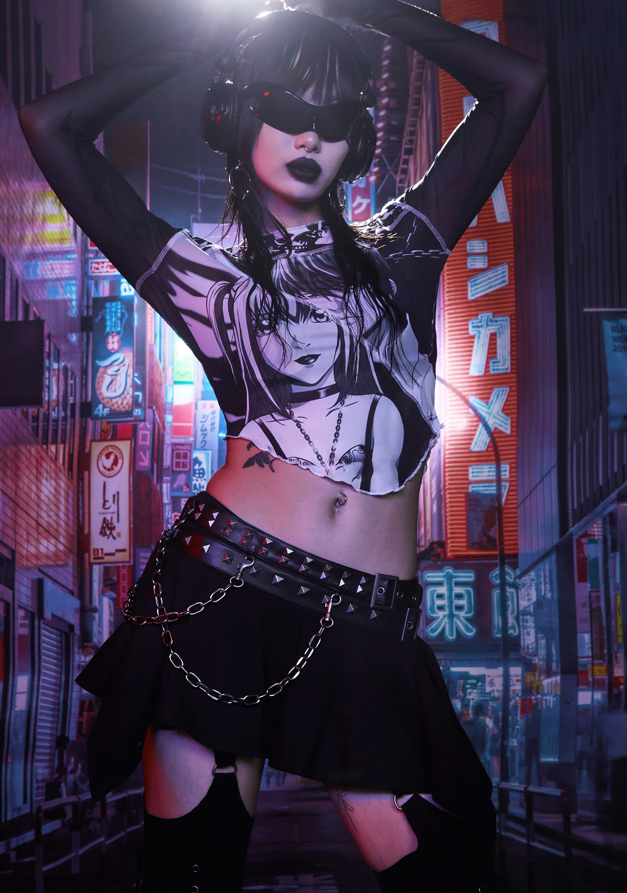 Unlikely Twosome Mesh Top - Image 6