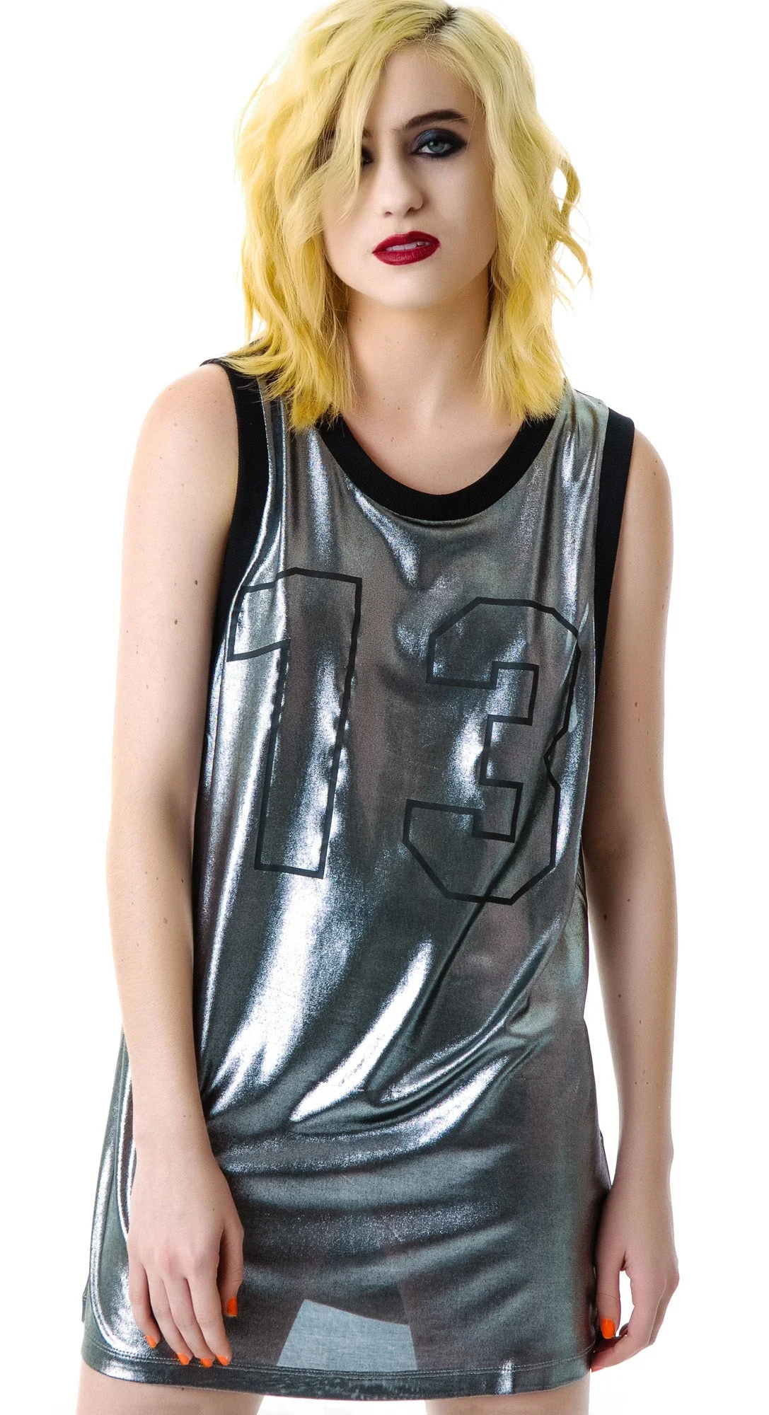 Unlucky 13 Jersey Tank - Gold - Image 10