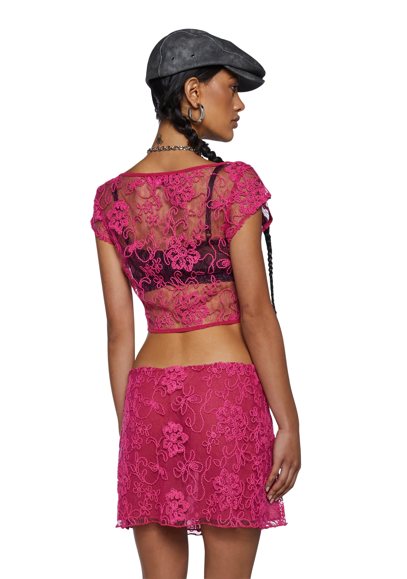 Unwrap Me Sheer Applique Top - Image 4