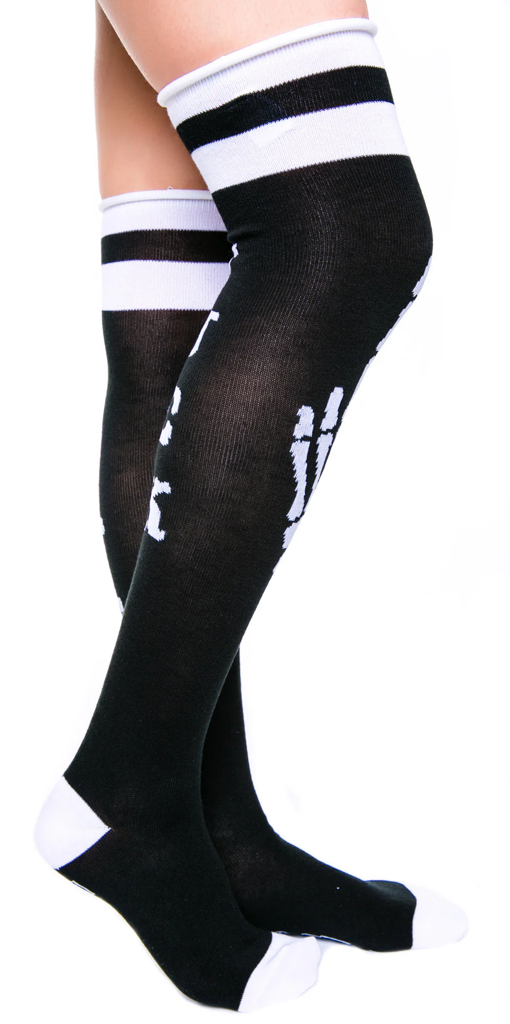 Up Yours Rolled Over The Knee Socks - Image 4