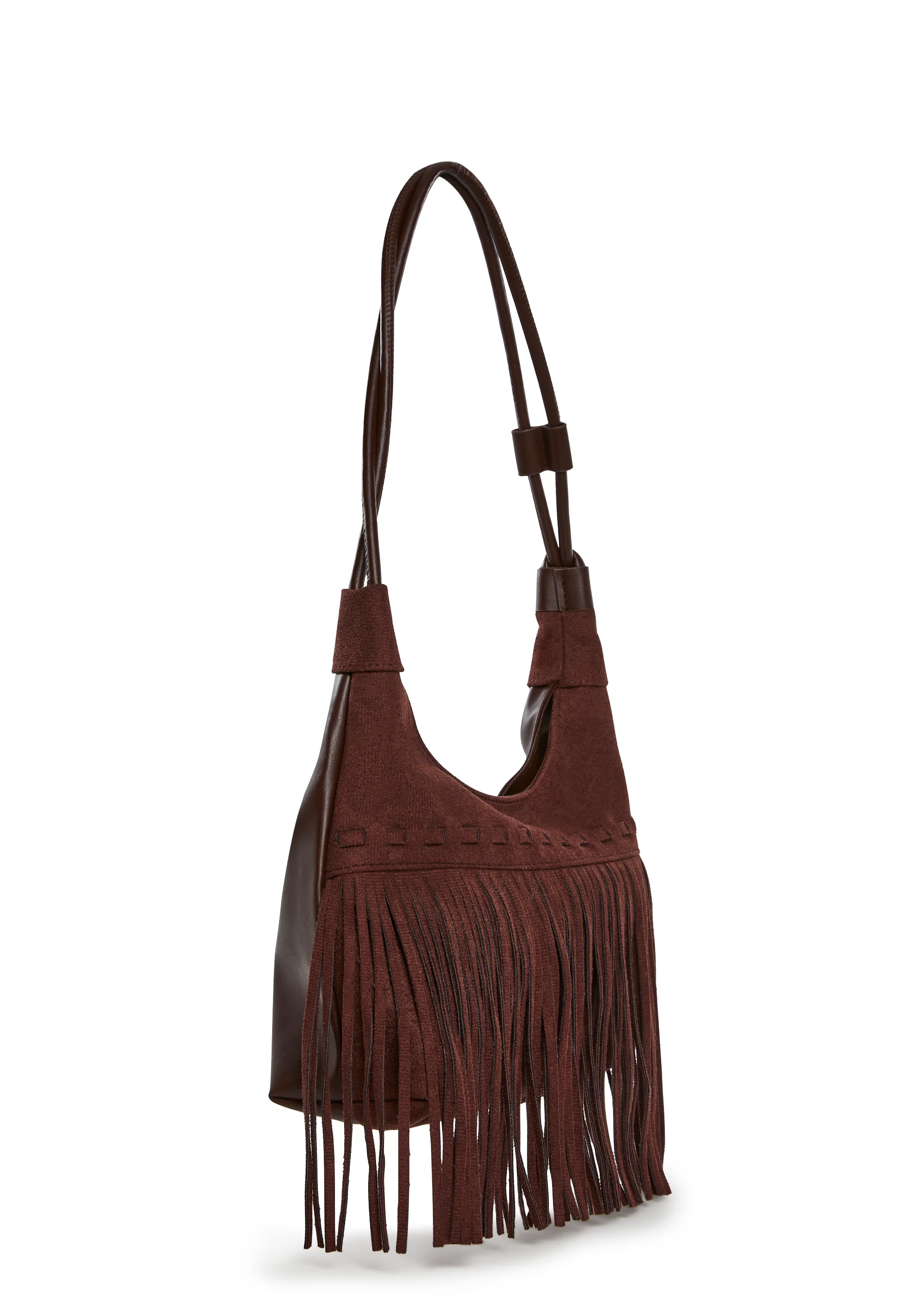 Uptown Trend Shoulder Bag - Brown - Image 3