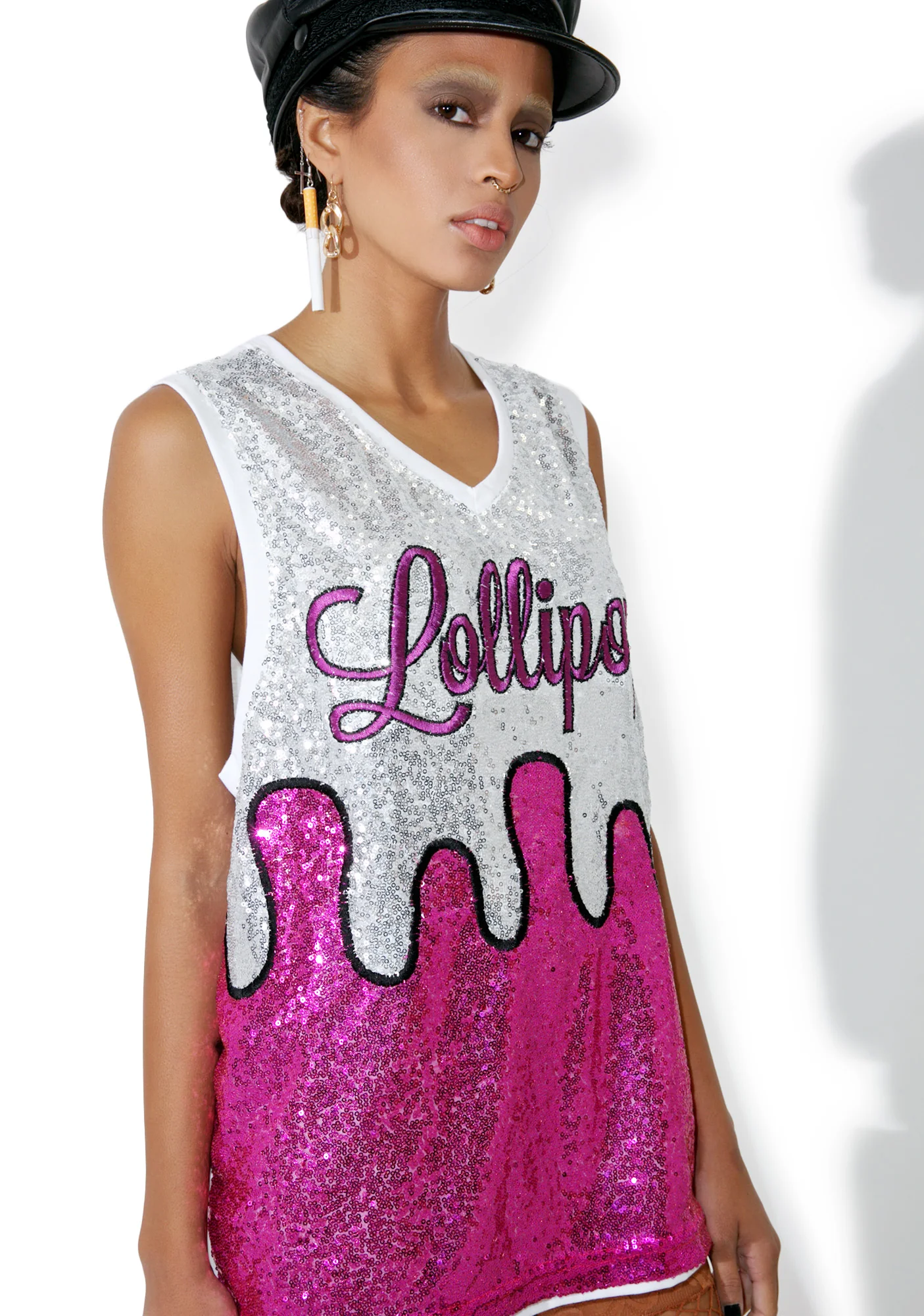 Ur A Sucker Sequin Tank - Image 2