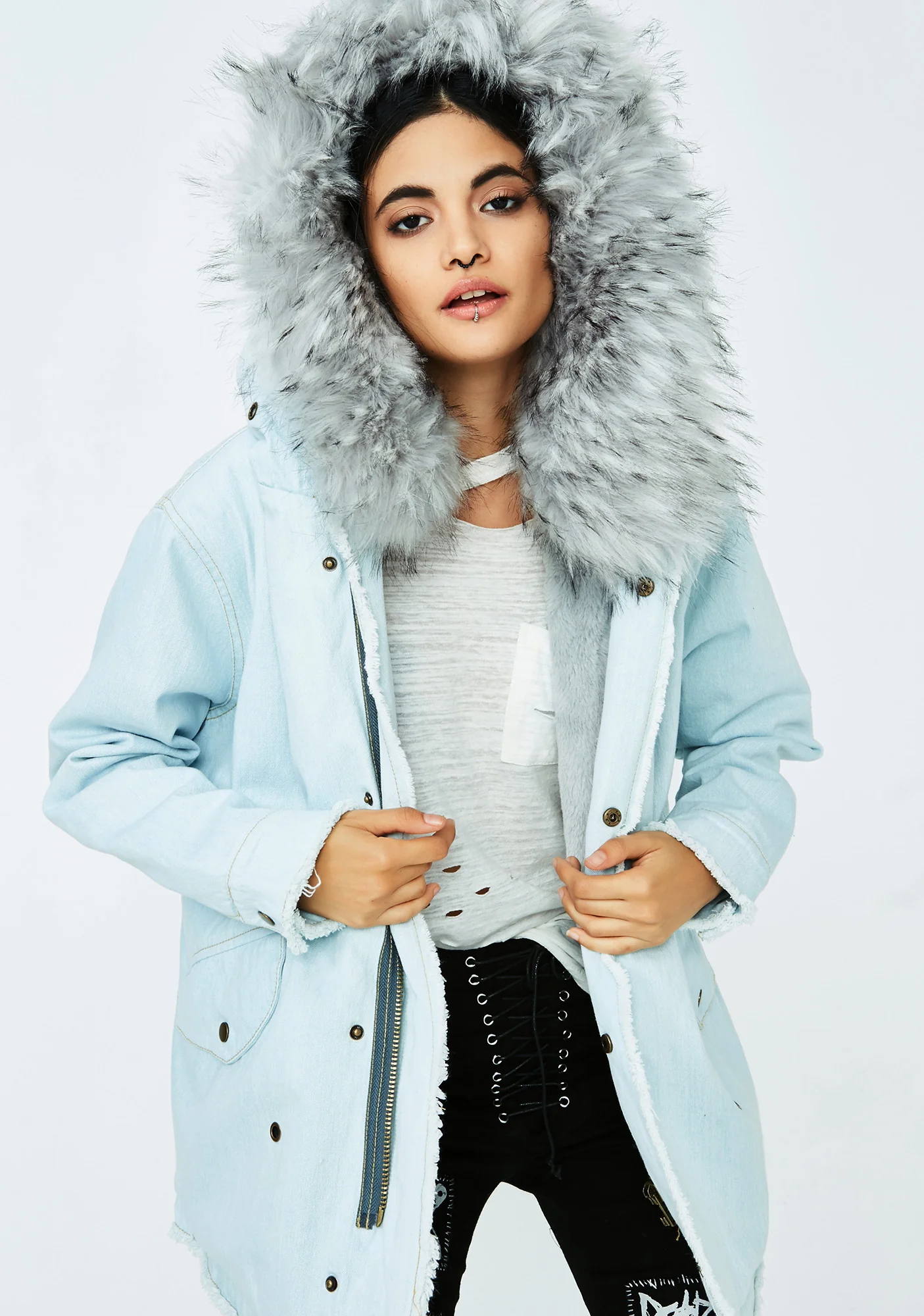 Urban Arctic Denim Jacket - Image 2