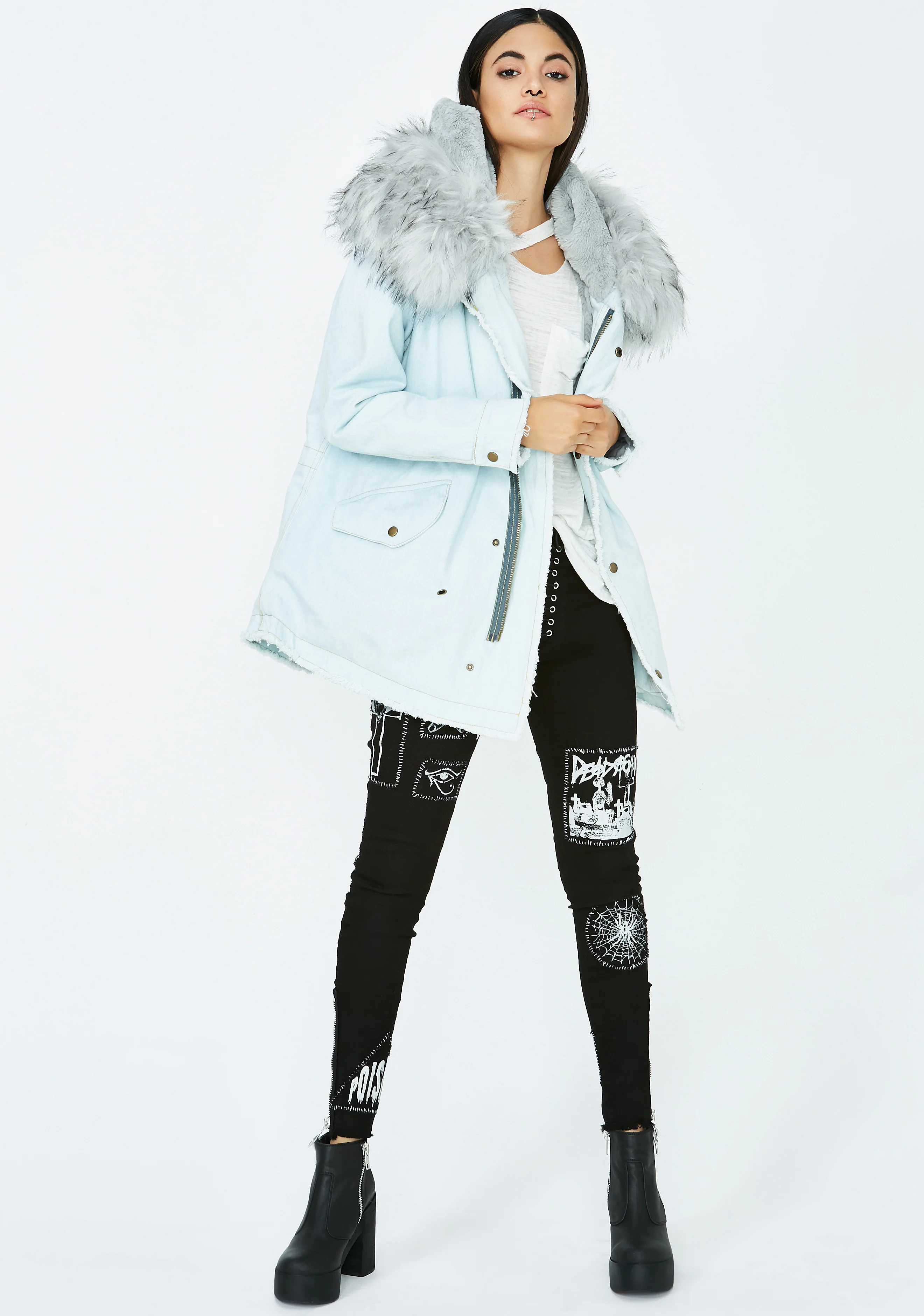 Urban Arctic Denim Jacket - Image 3