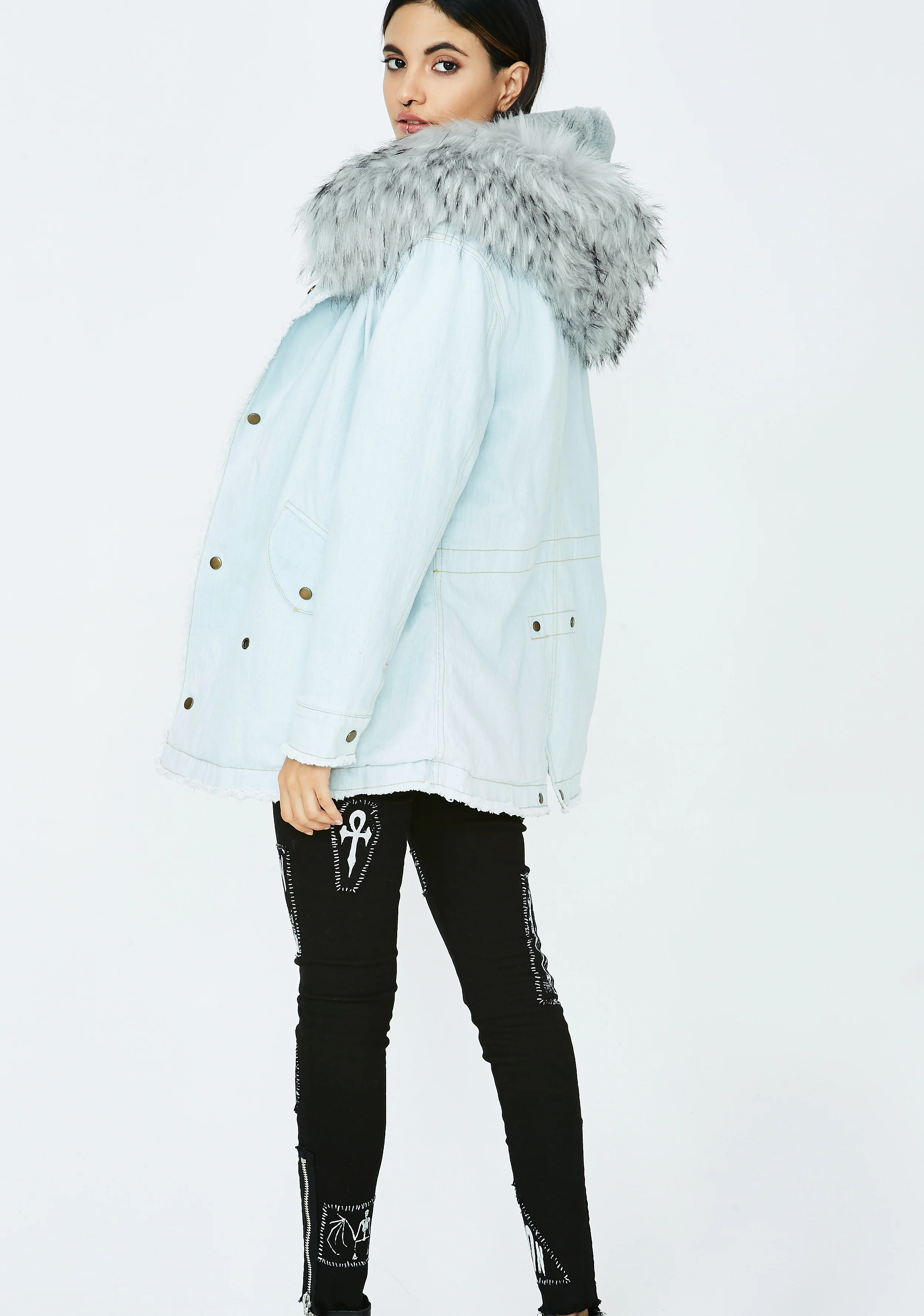 Urban Arctic Denim Jacket - Image 4