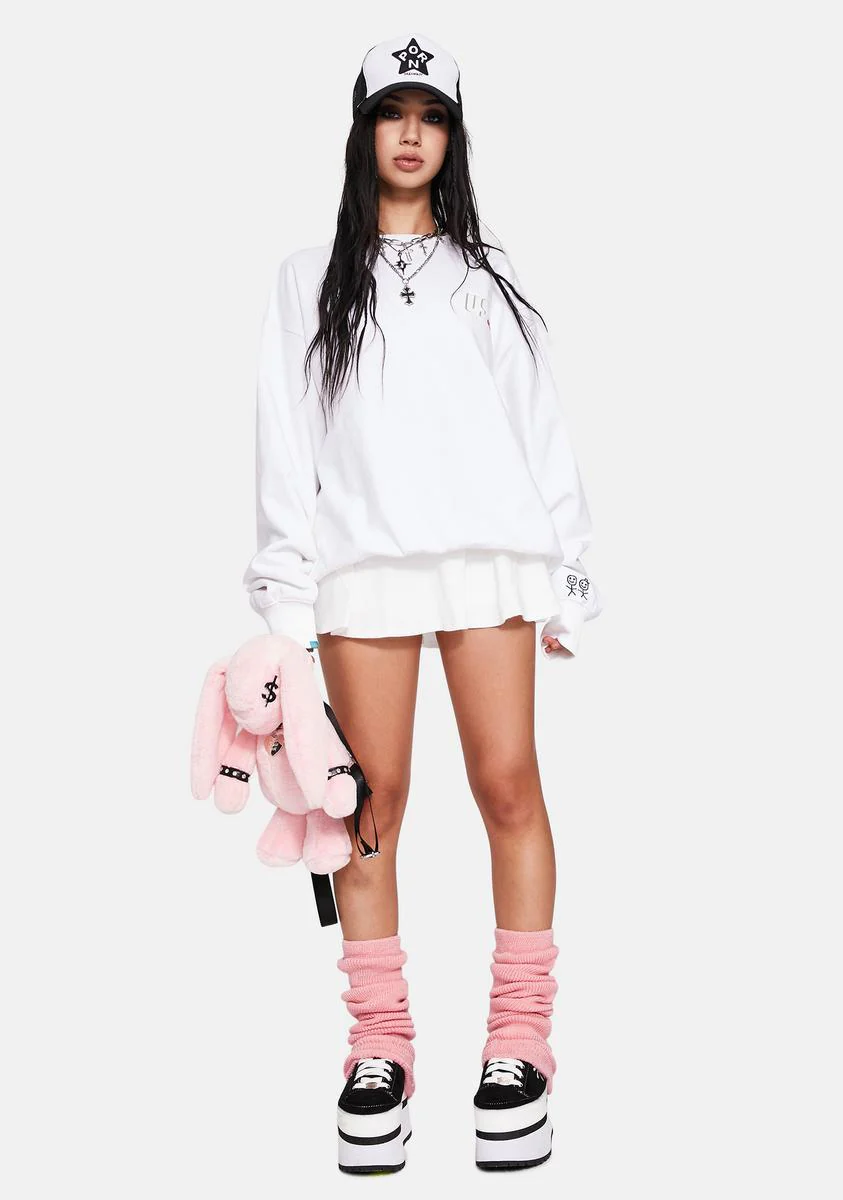 USdaily Graphic Crewneck Sweatshirt - Image 3