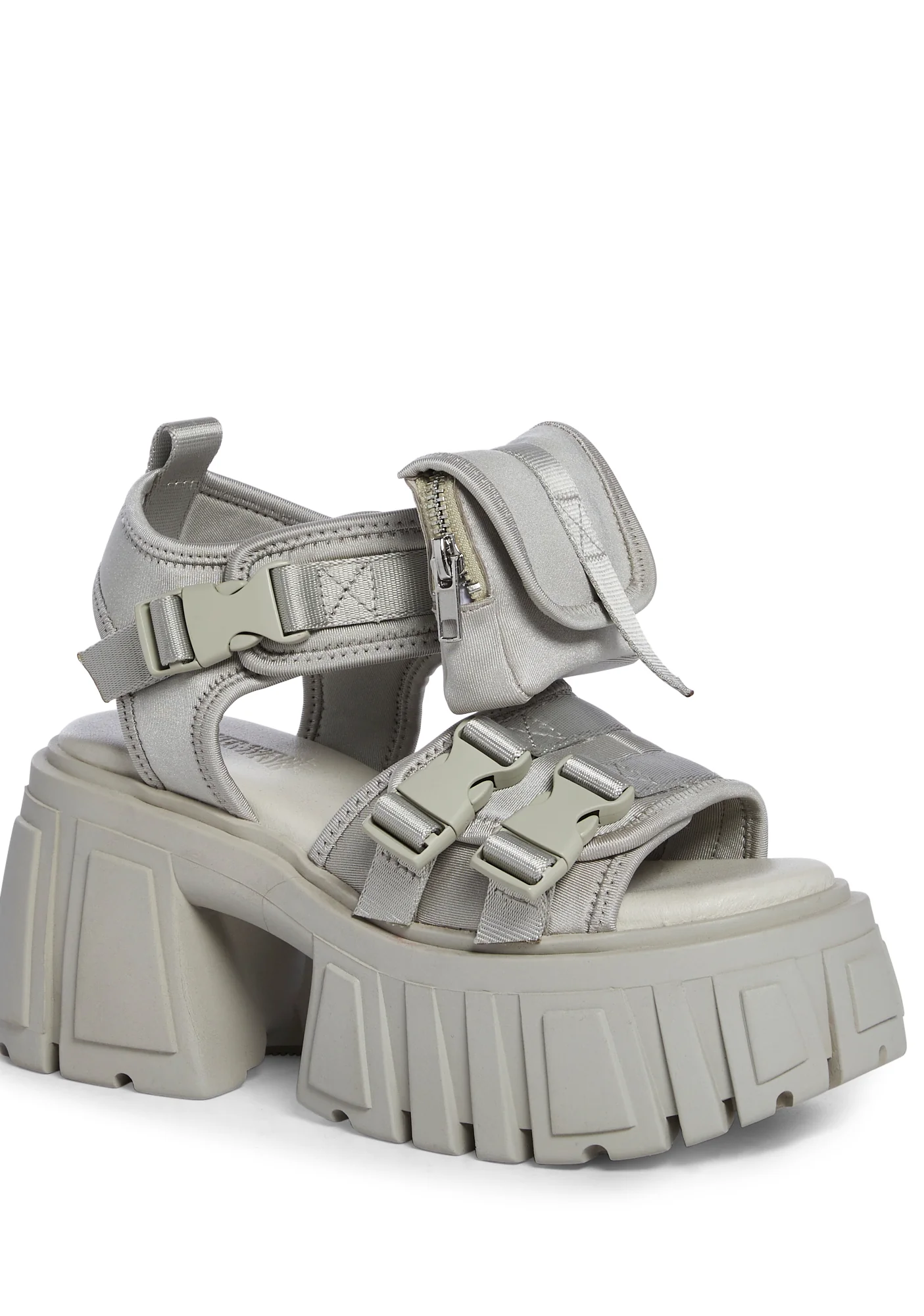 Utopia Platform Sandals - Gray - Image 2