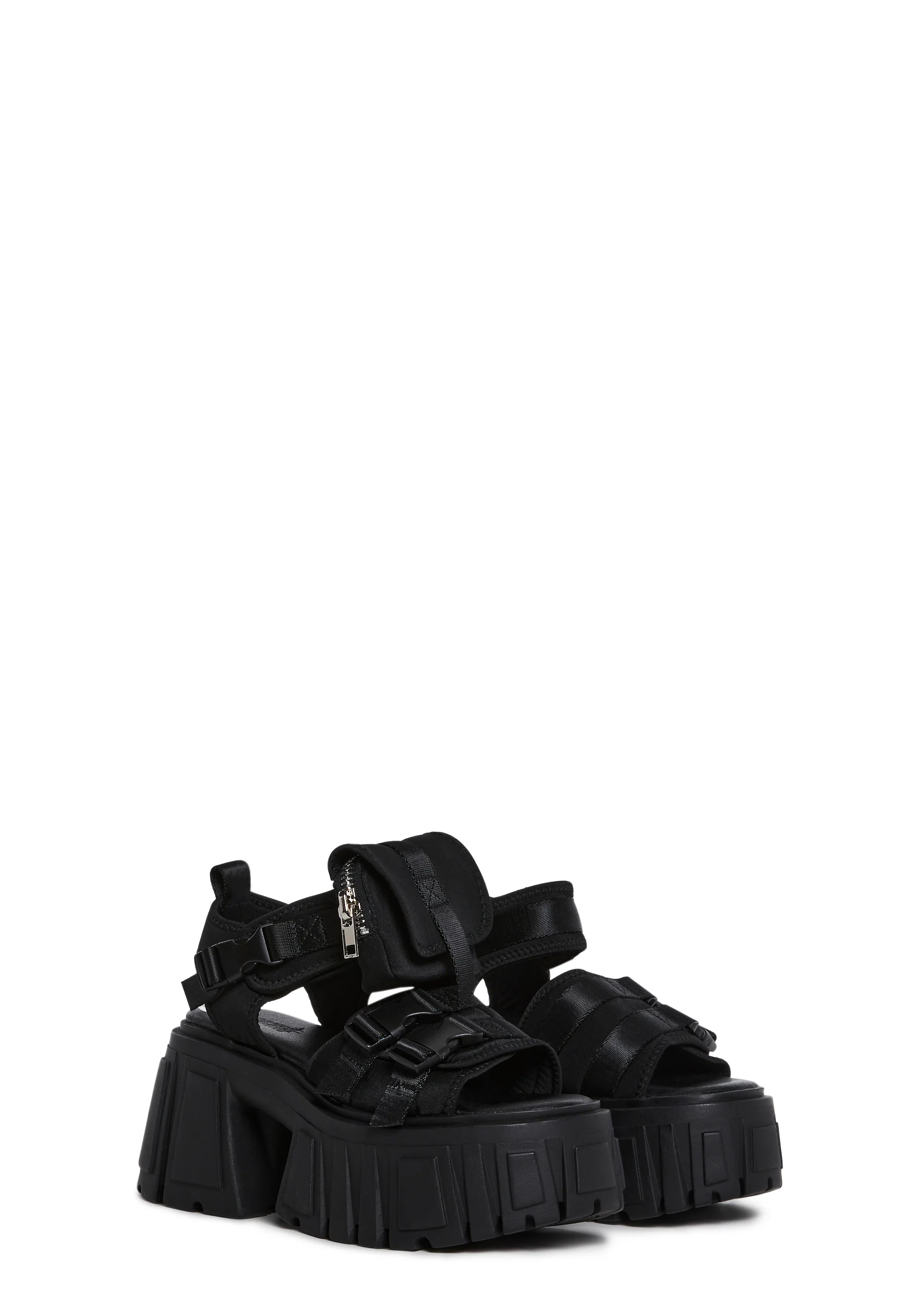 Utopia Platform Sandals - Black - Image 3