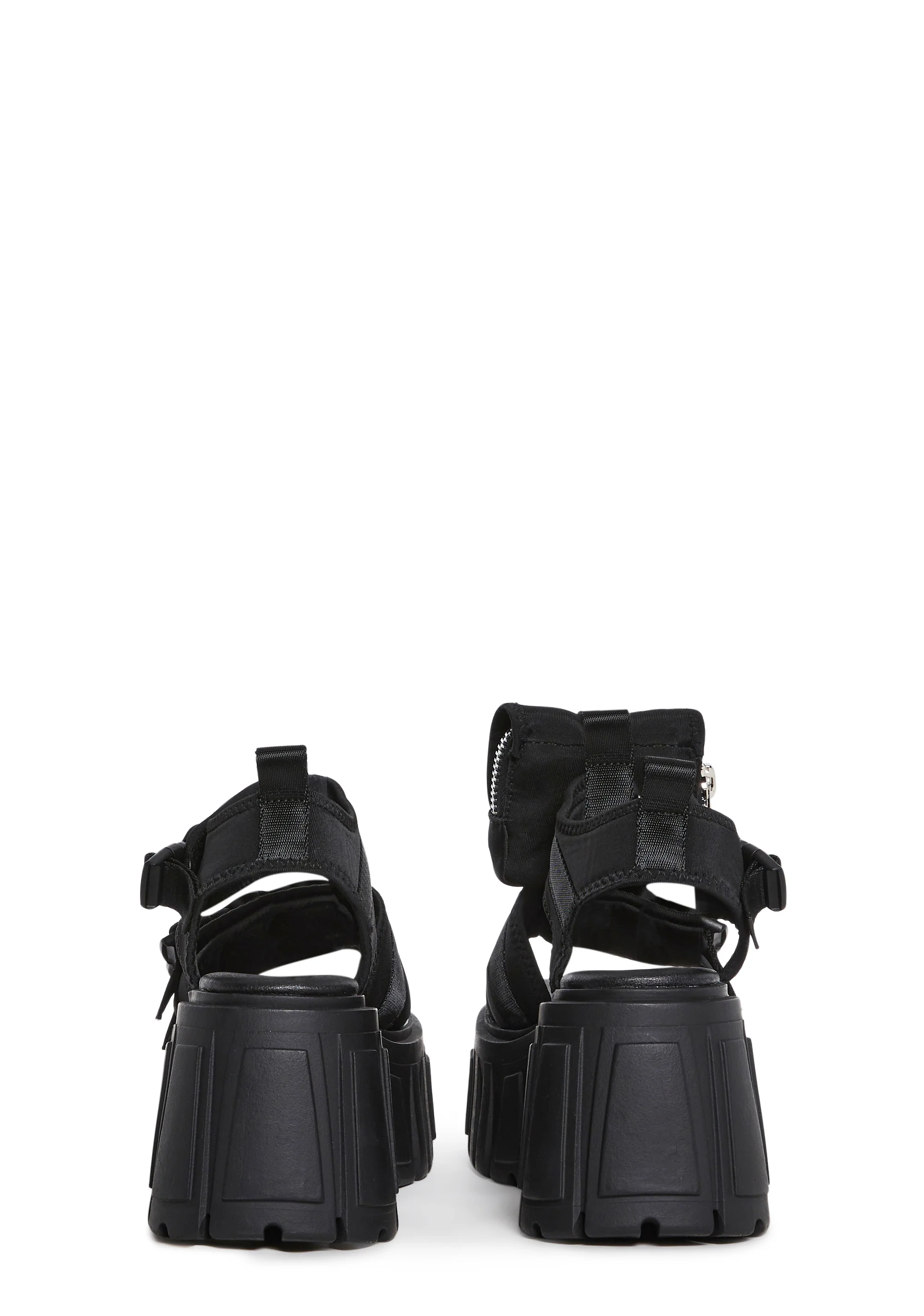 Utopia Platform Sandals - Black - Image 4