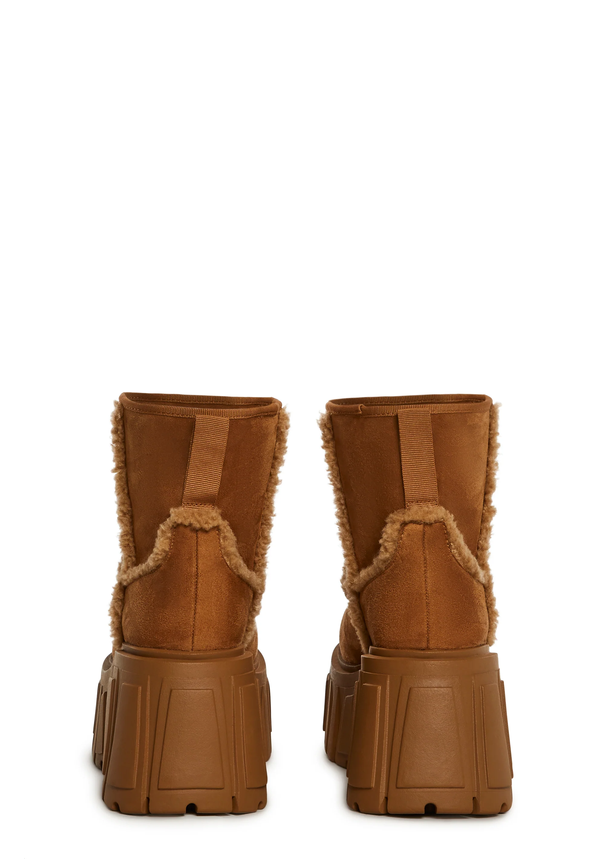 Utopia Faux Fur Chelsea Boots - Image 4