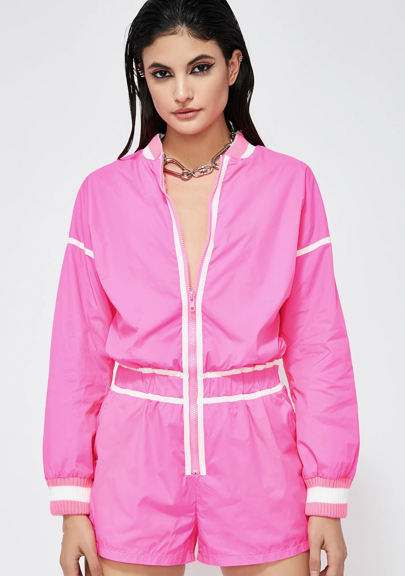 Vain Gang Zip Up Romper - Image 2