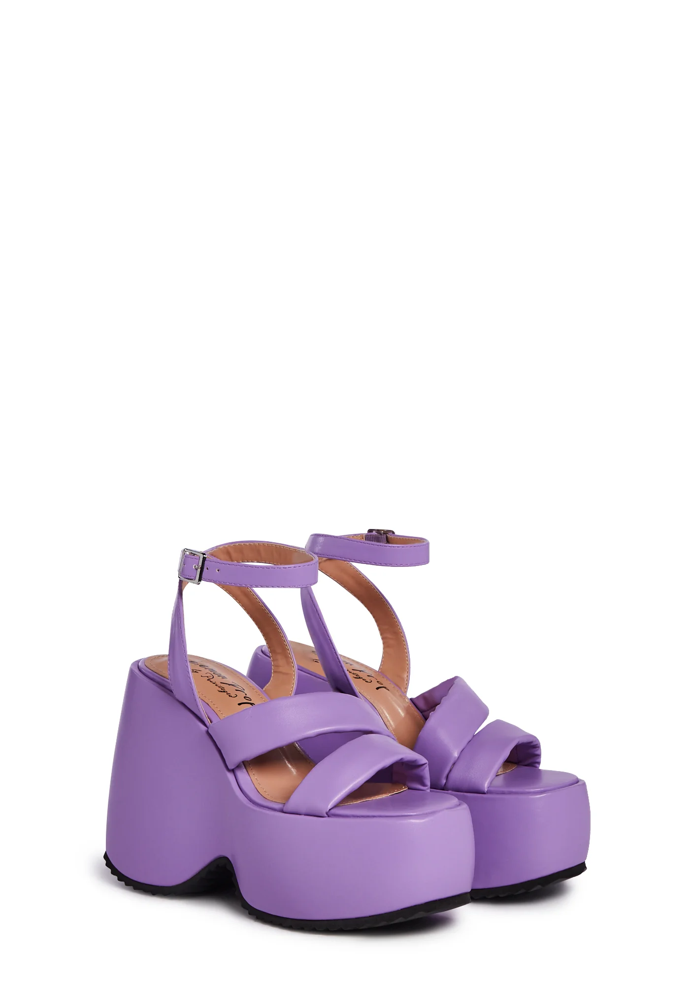 Valentin Platform Wedges - Purple - Image 3