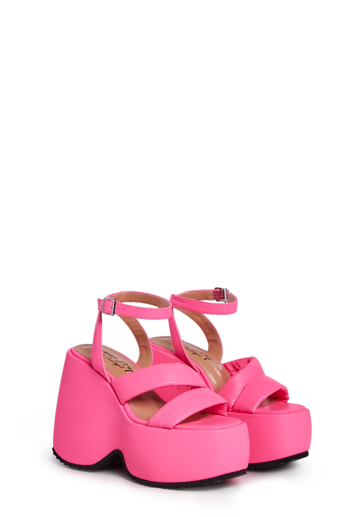 Valentin Platform Wedges - Pink - Image 3