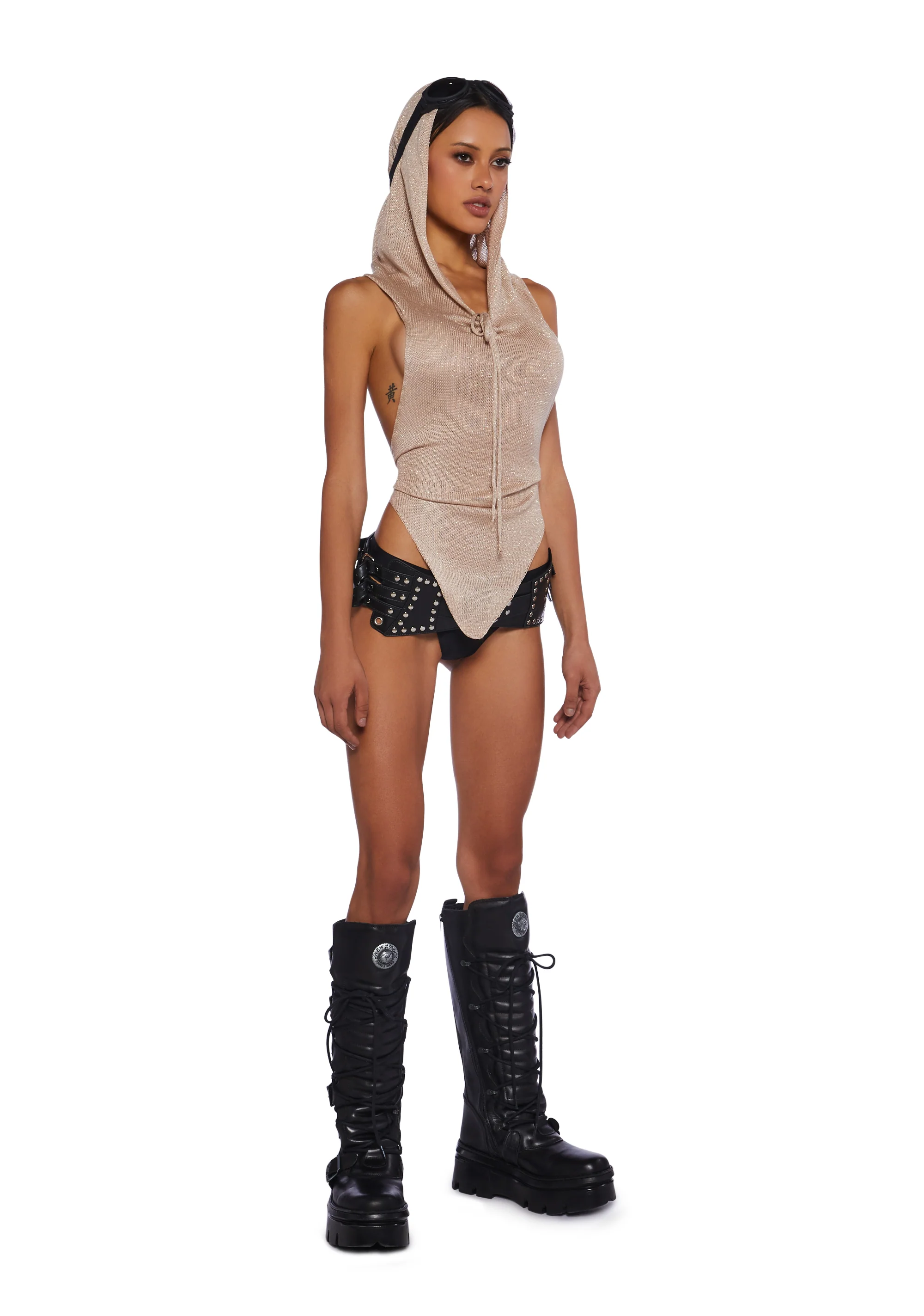 Valley Visions Hooded Top - Gold - Image 2