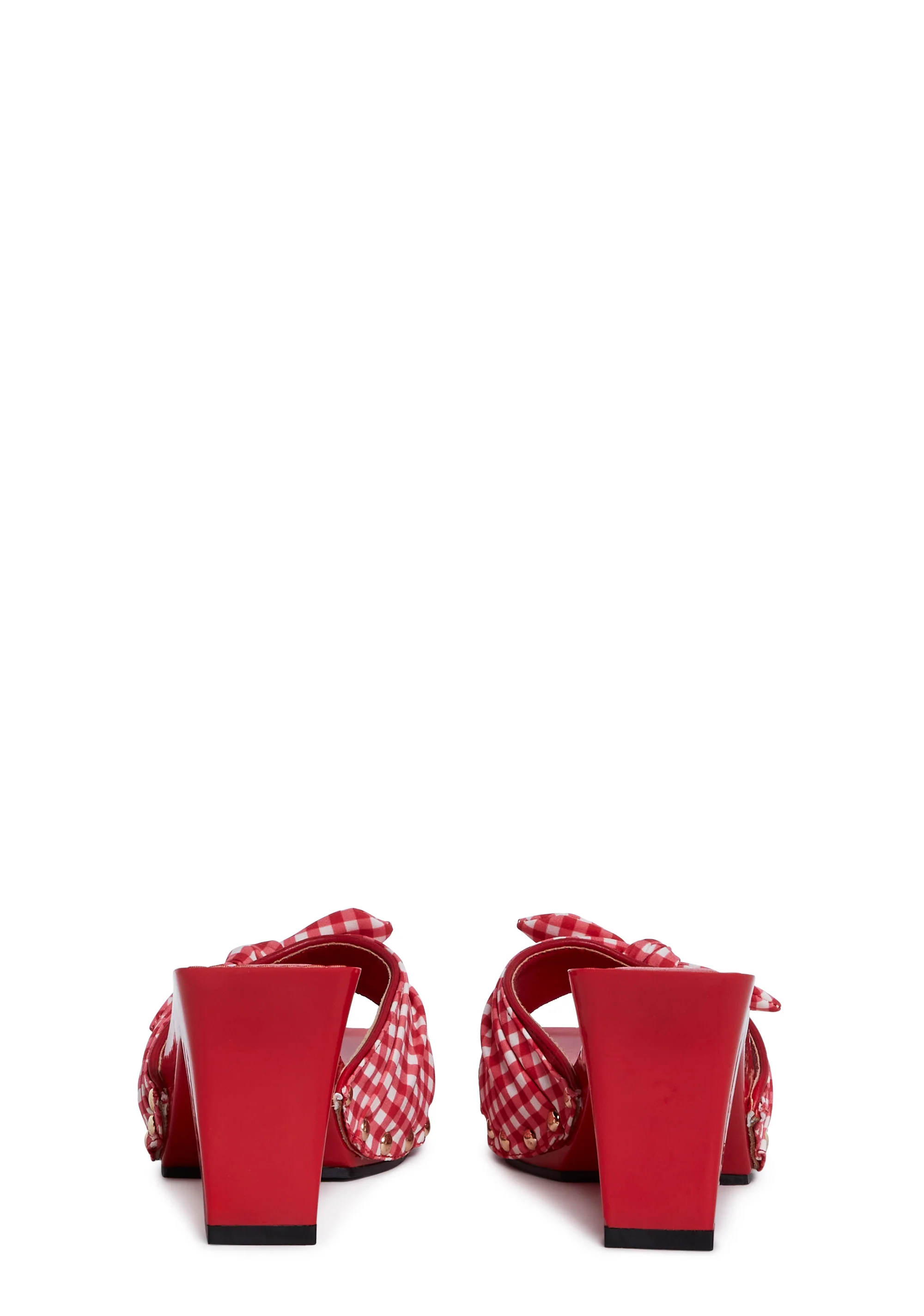 Bless Your Heart Heeled Sandals - Red - Image 4