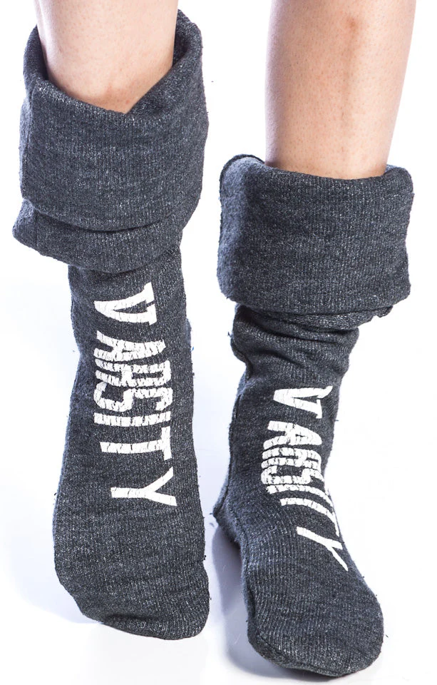 Varsity Fox Sox - Black - Image 2