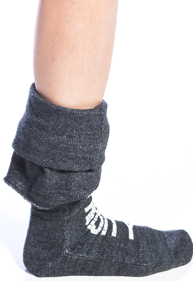 Varsity Fox Sox - Black - Image 4