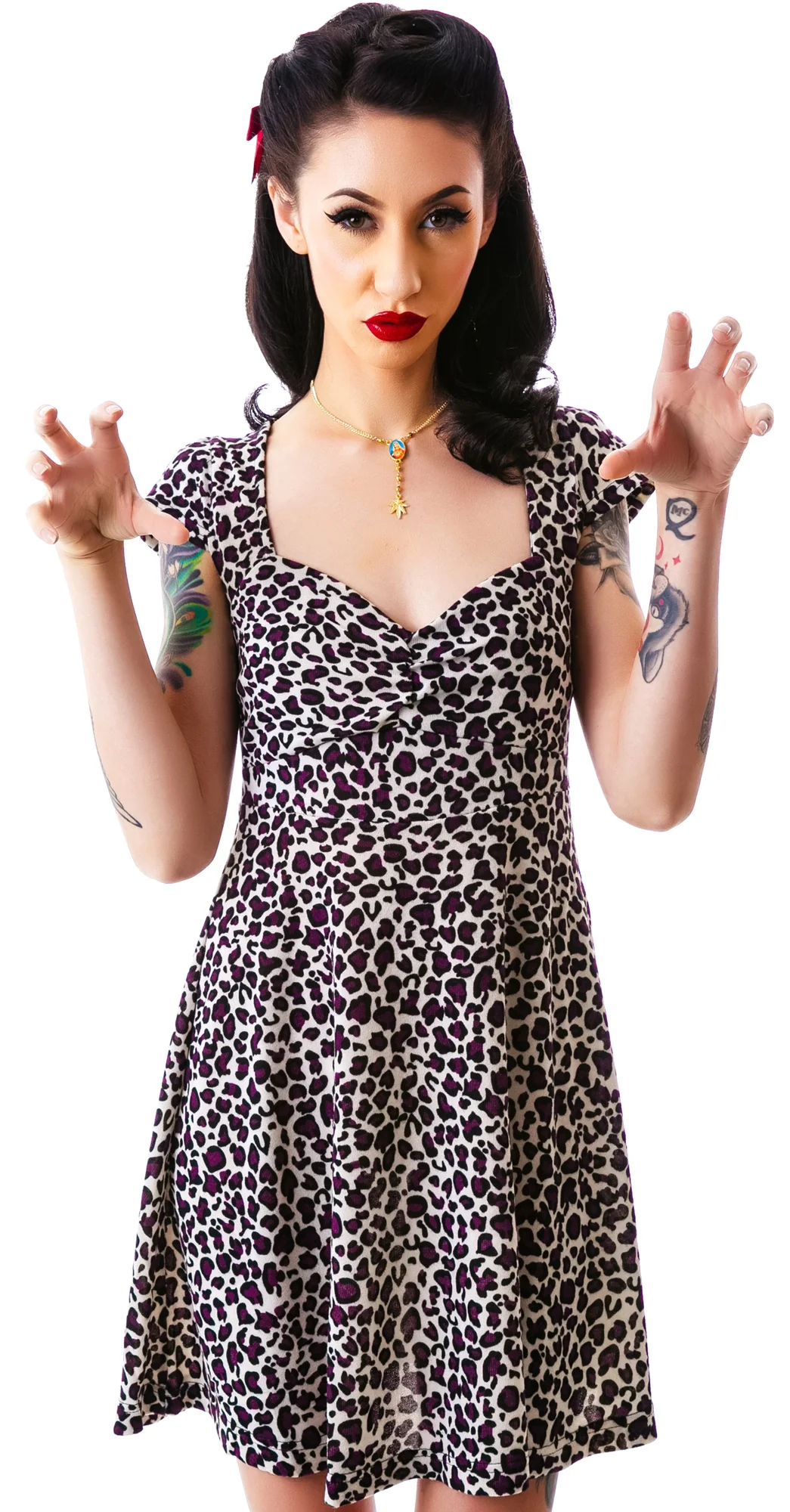 Vavavoom Leopard Dress - Image 5