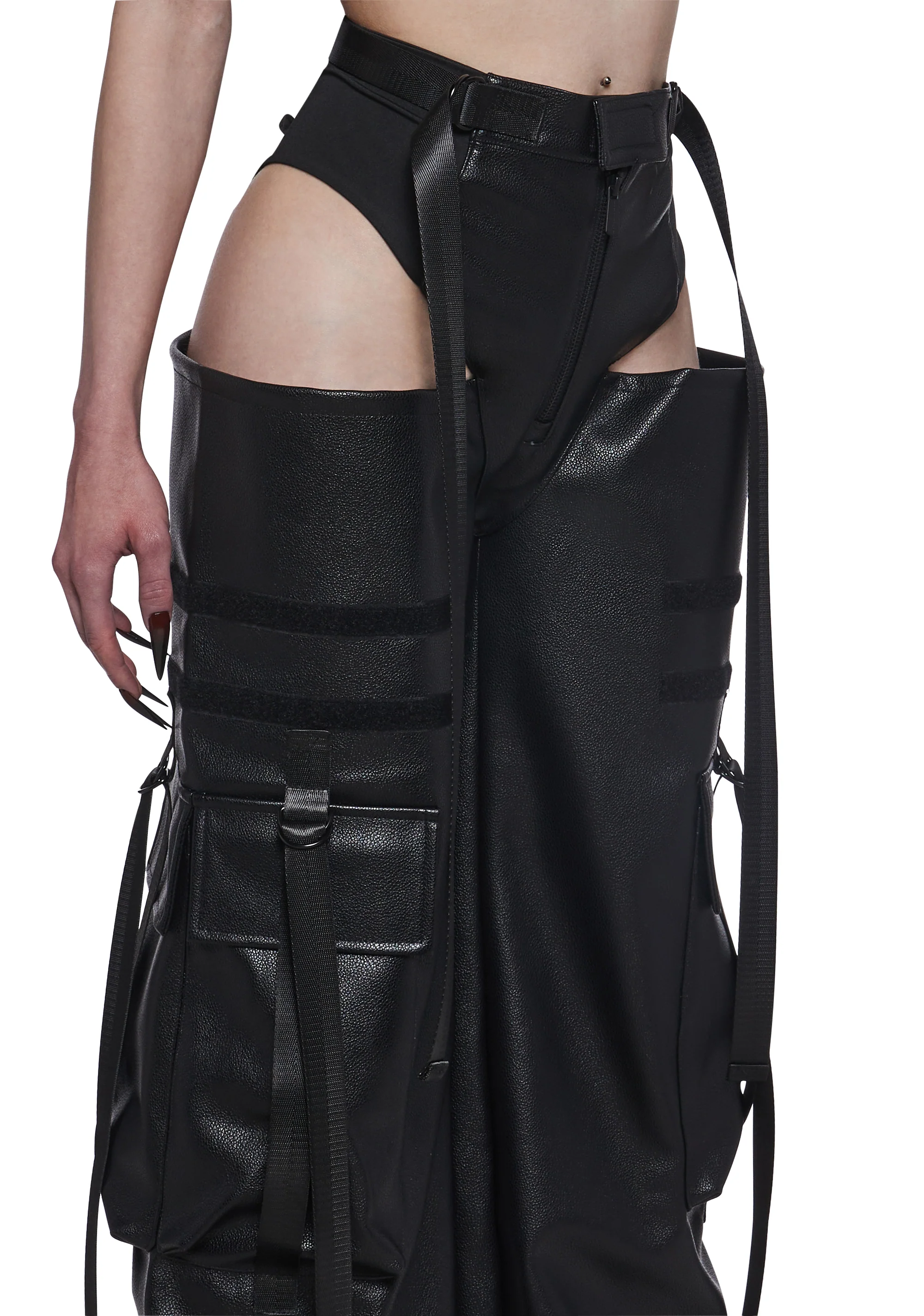 Vegan Leather Panty Trousers - Image 5