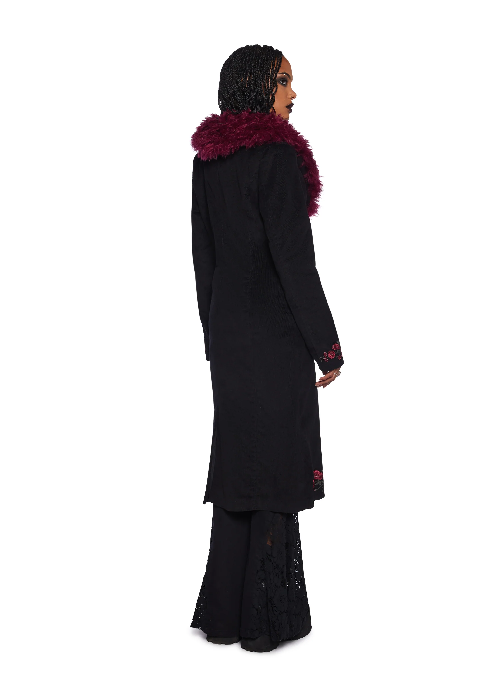 Veiled Candlelight Corduroy Coat - Image 4