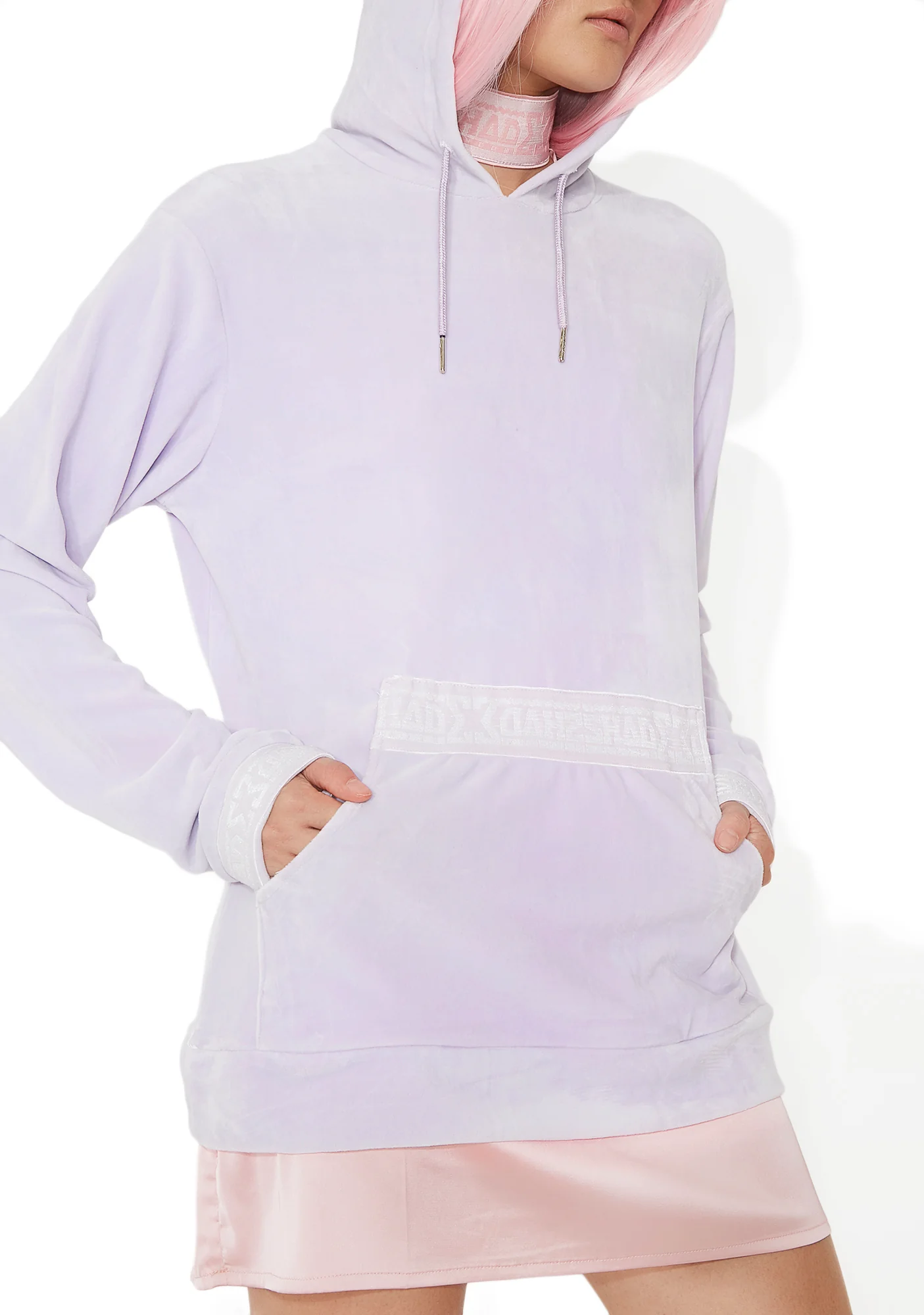 Velour Hooded Sweat - Image 3