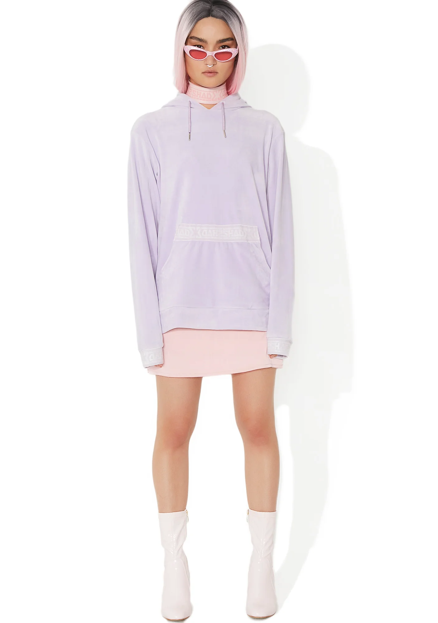 Velour Hooded Sweat - Image 4