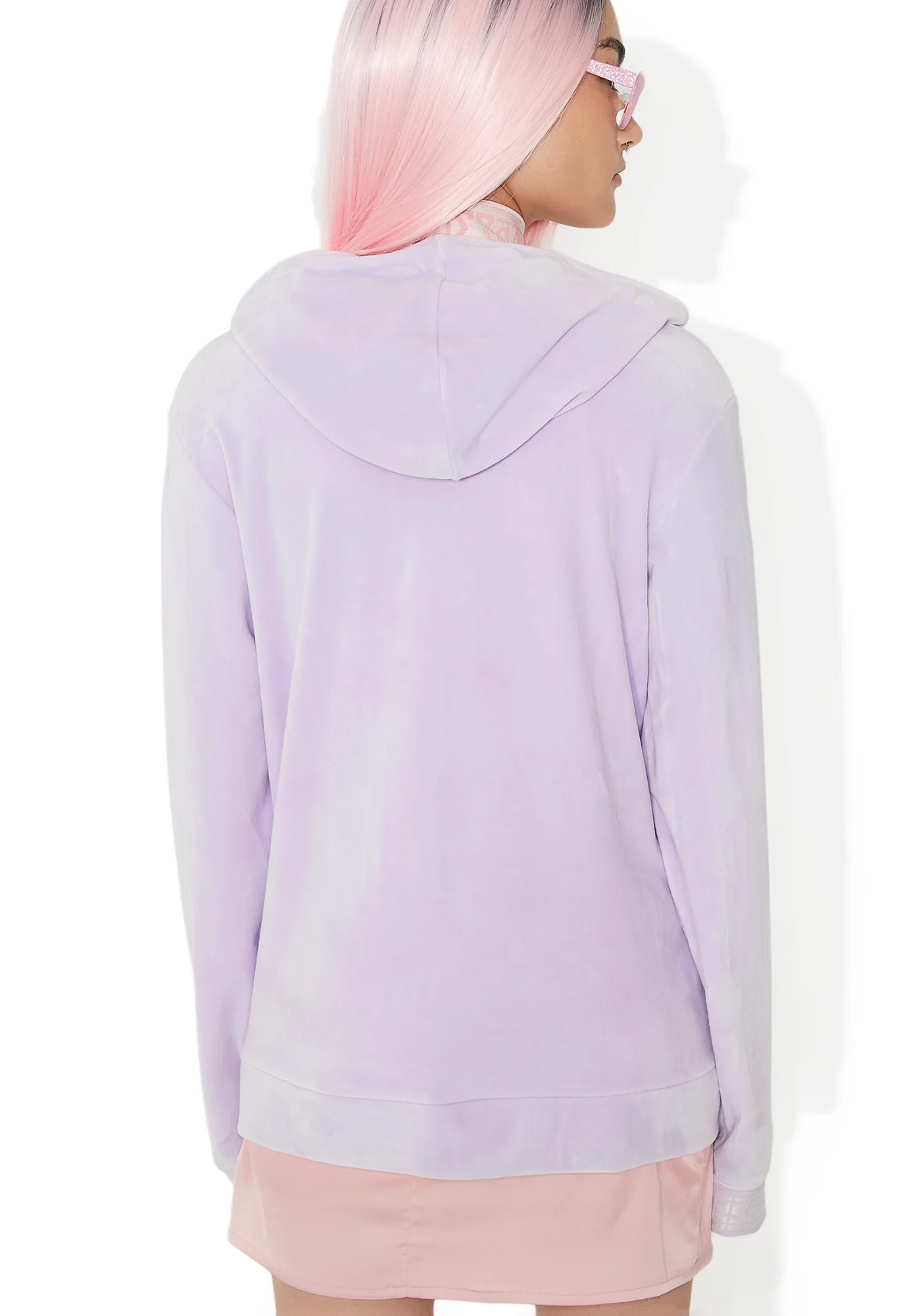 Velour Hooded Sweat - Image 6