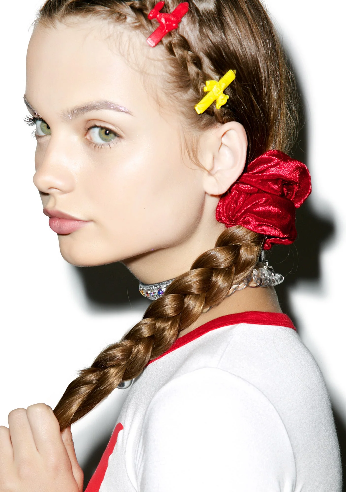 Velvet Barbae Bitch Scrunchie - Purple - Image 11