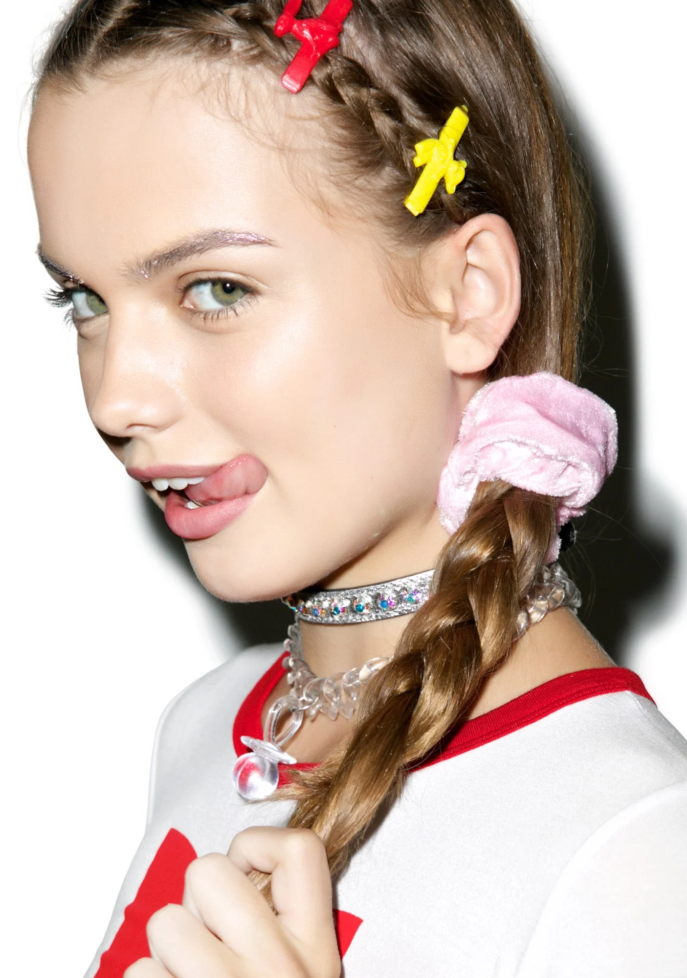 Velvet Barbae Bitch Scrunchie - Purple - Image 3