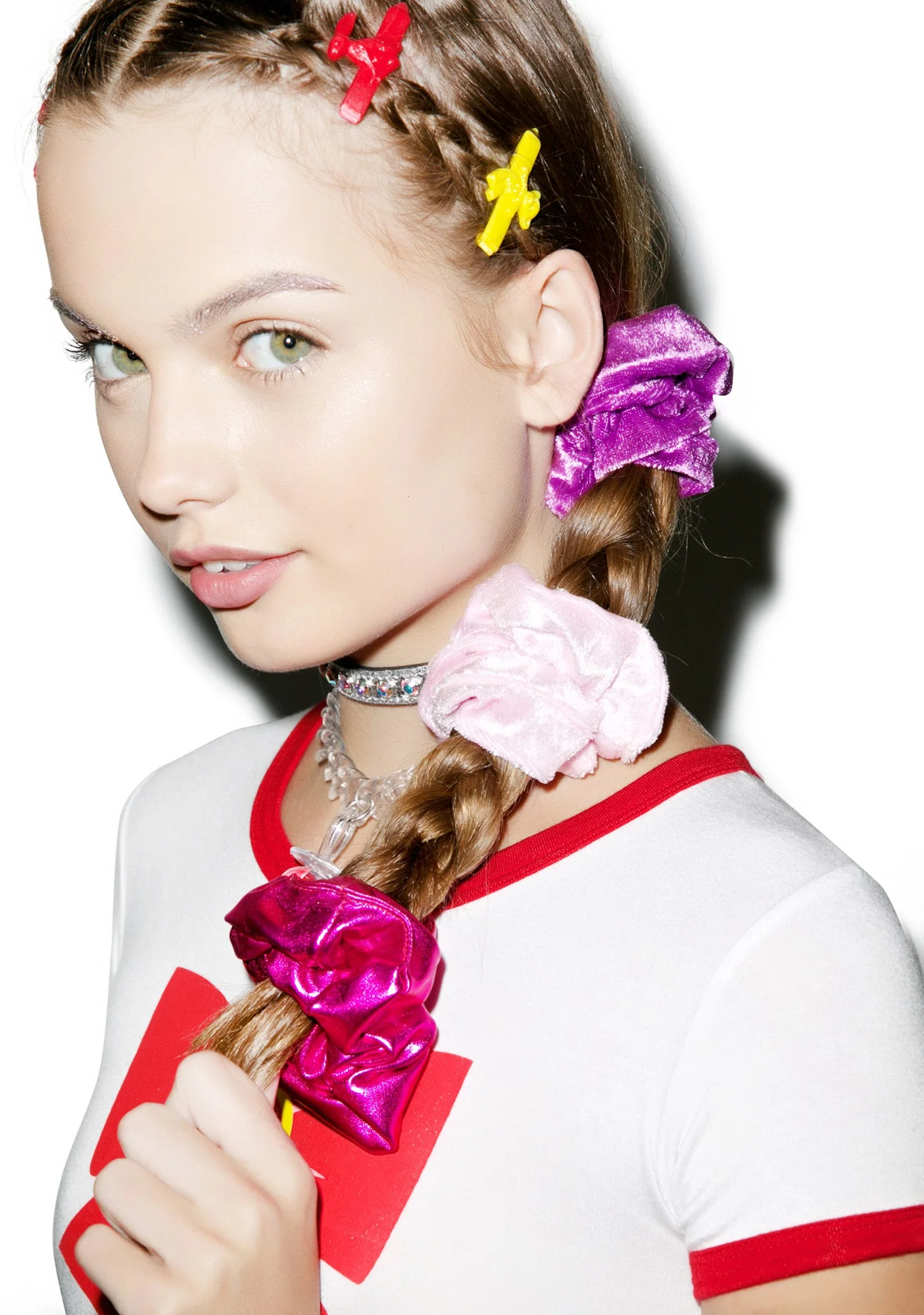 Velvet Barbae Bitch Scrunchie - Purple - Image 5