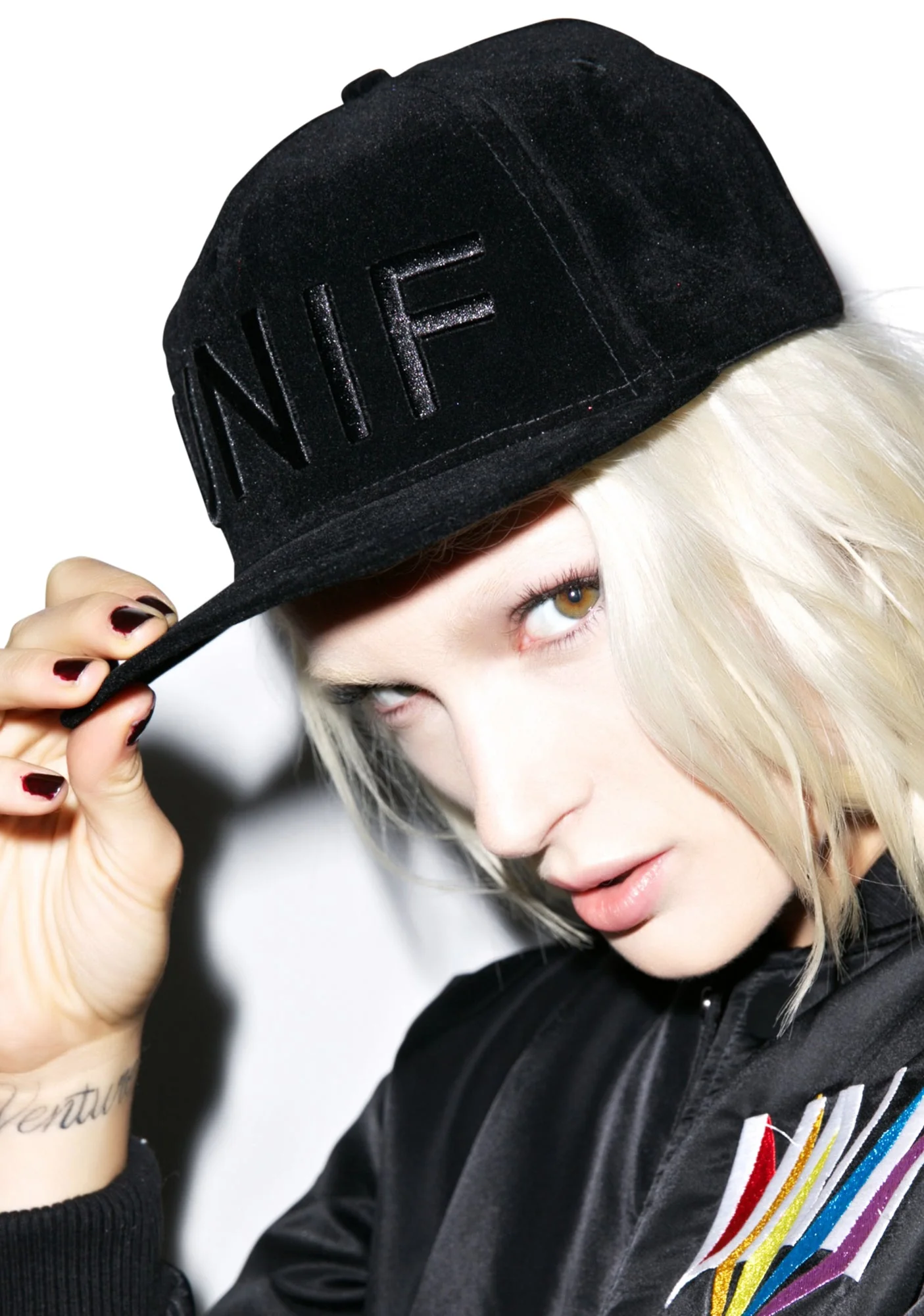 Velvet Hat - Black - Image 8