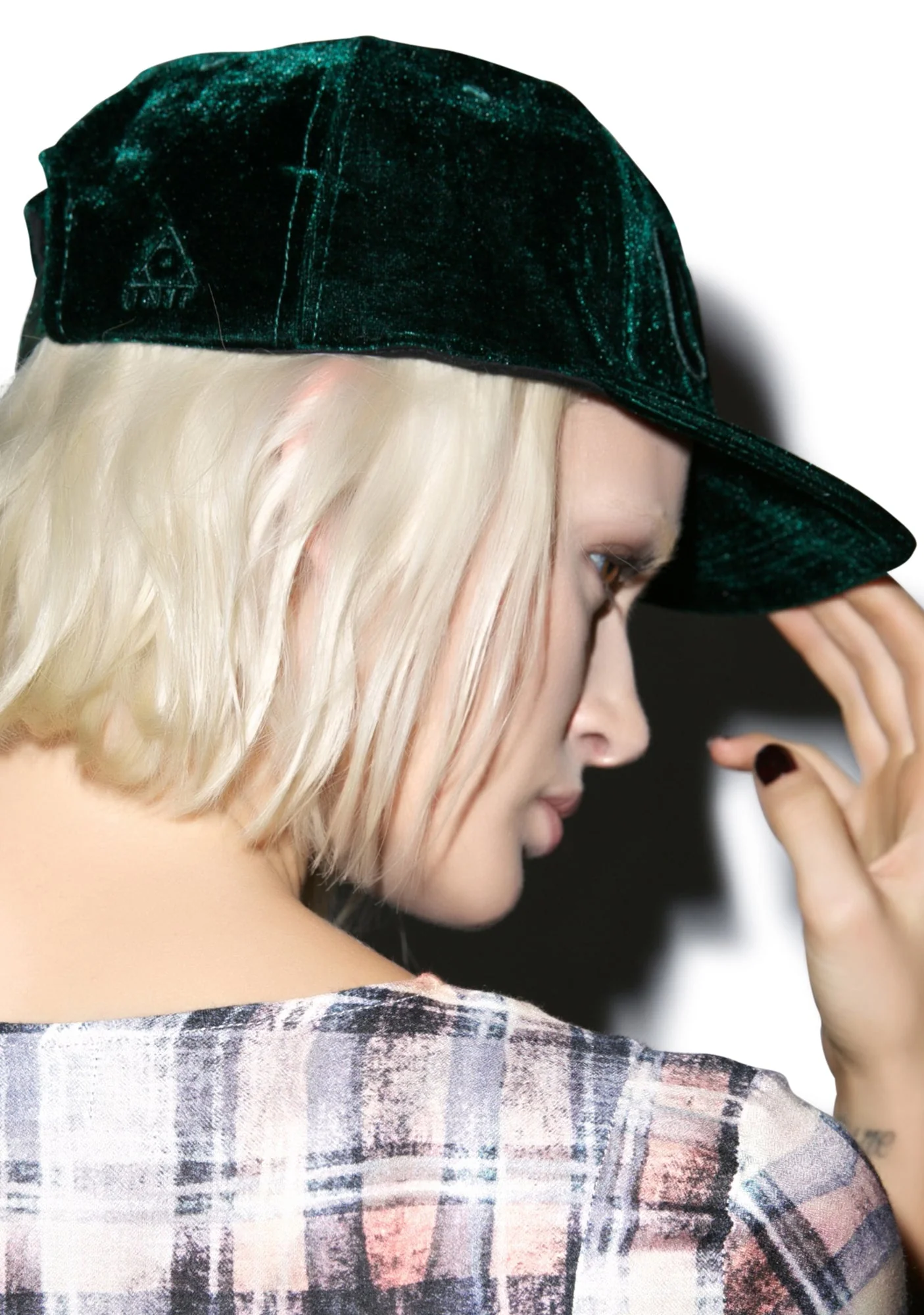Velvet Hat - Green - Image 14