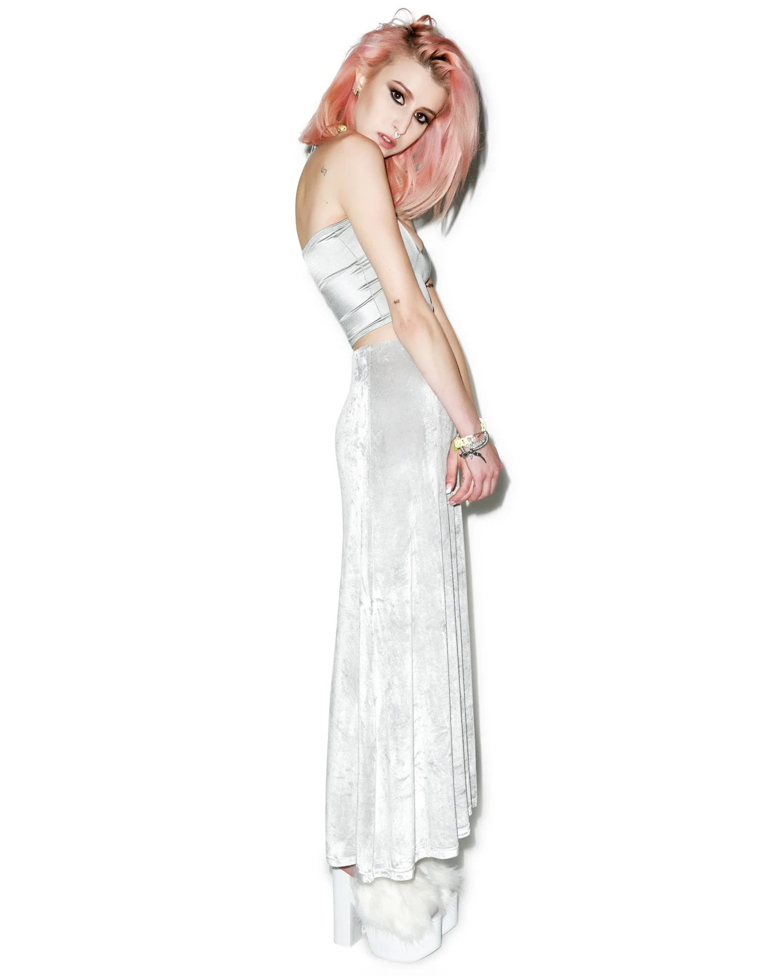 Velvet Underground Maxi Skirt - Black - Image 5
