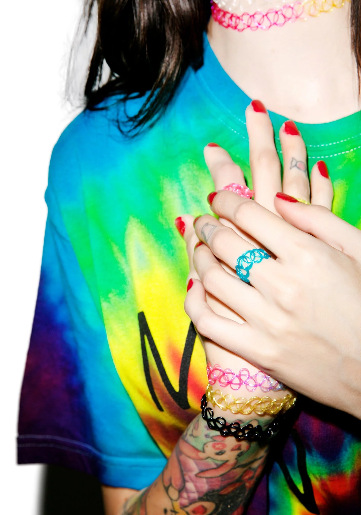 Vending Machine Tattoo Ring - Yellow - Image 7